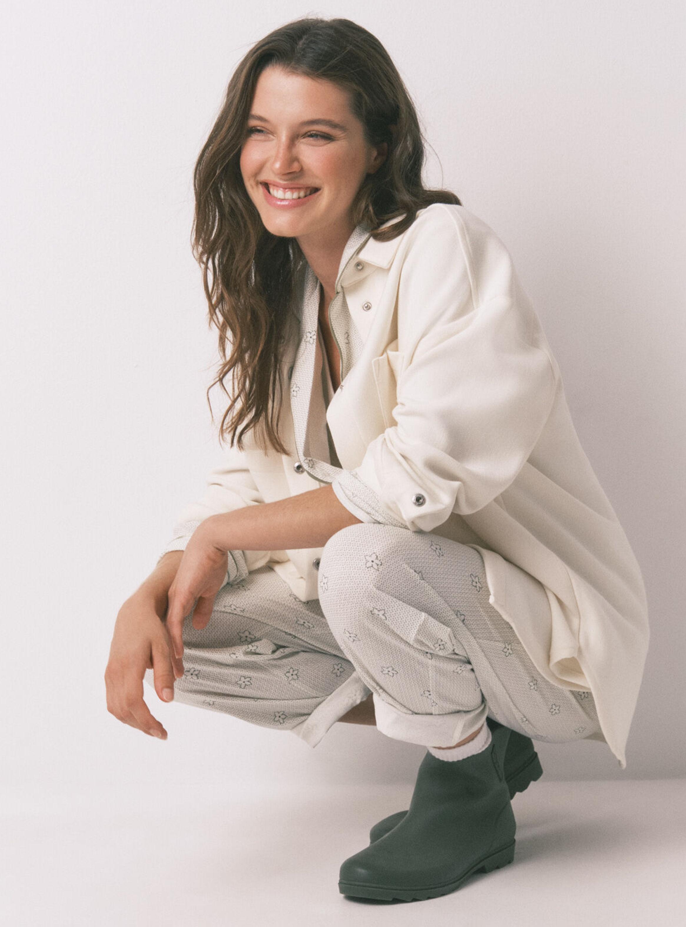 Pijama Camisero Largo Algodón Snoopy Allover-2