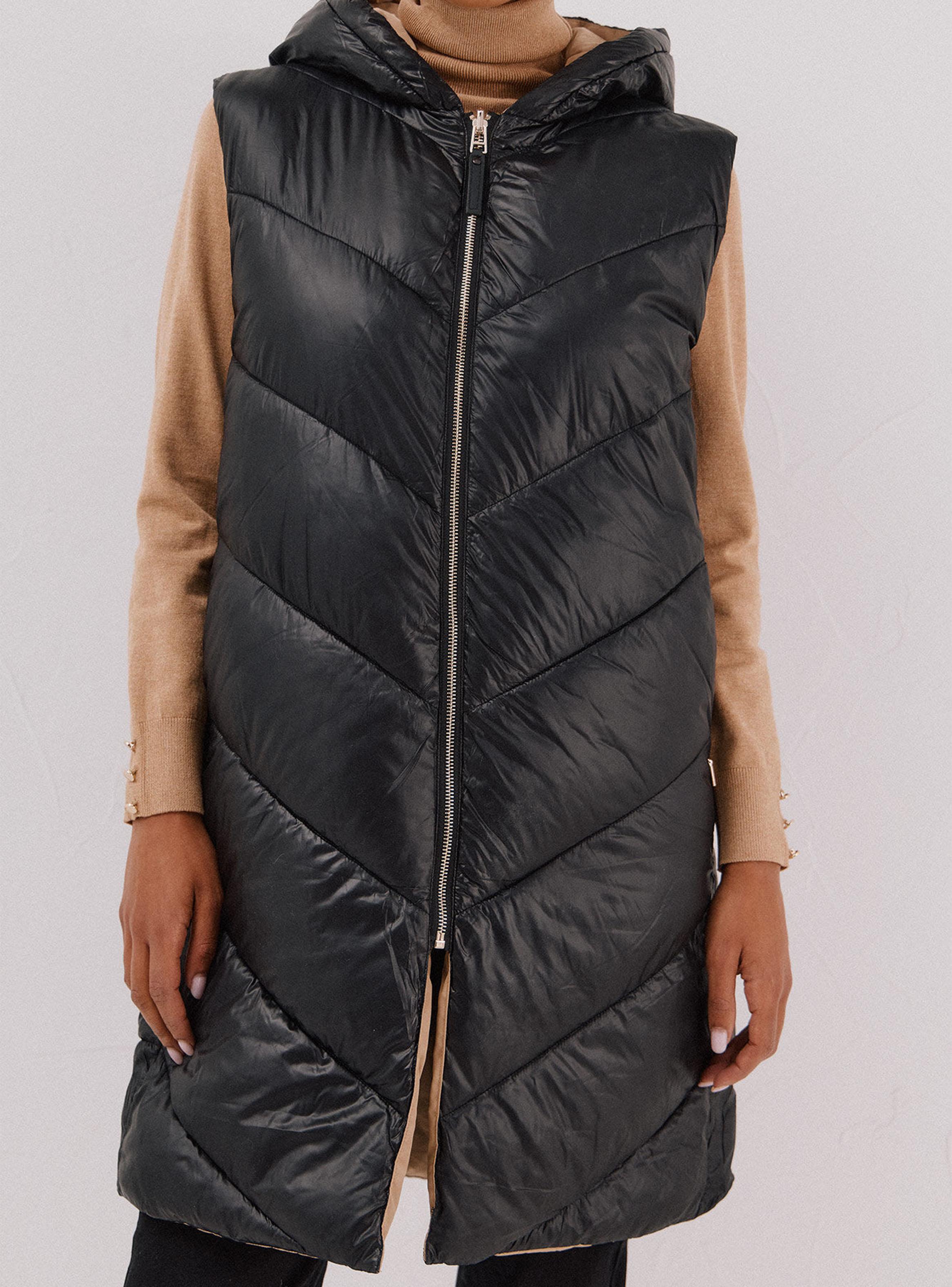 Chaleco Largo Reversible-4