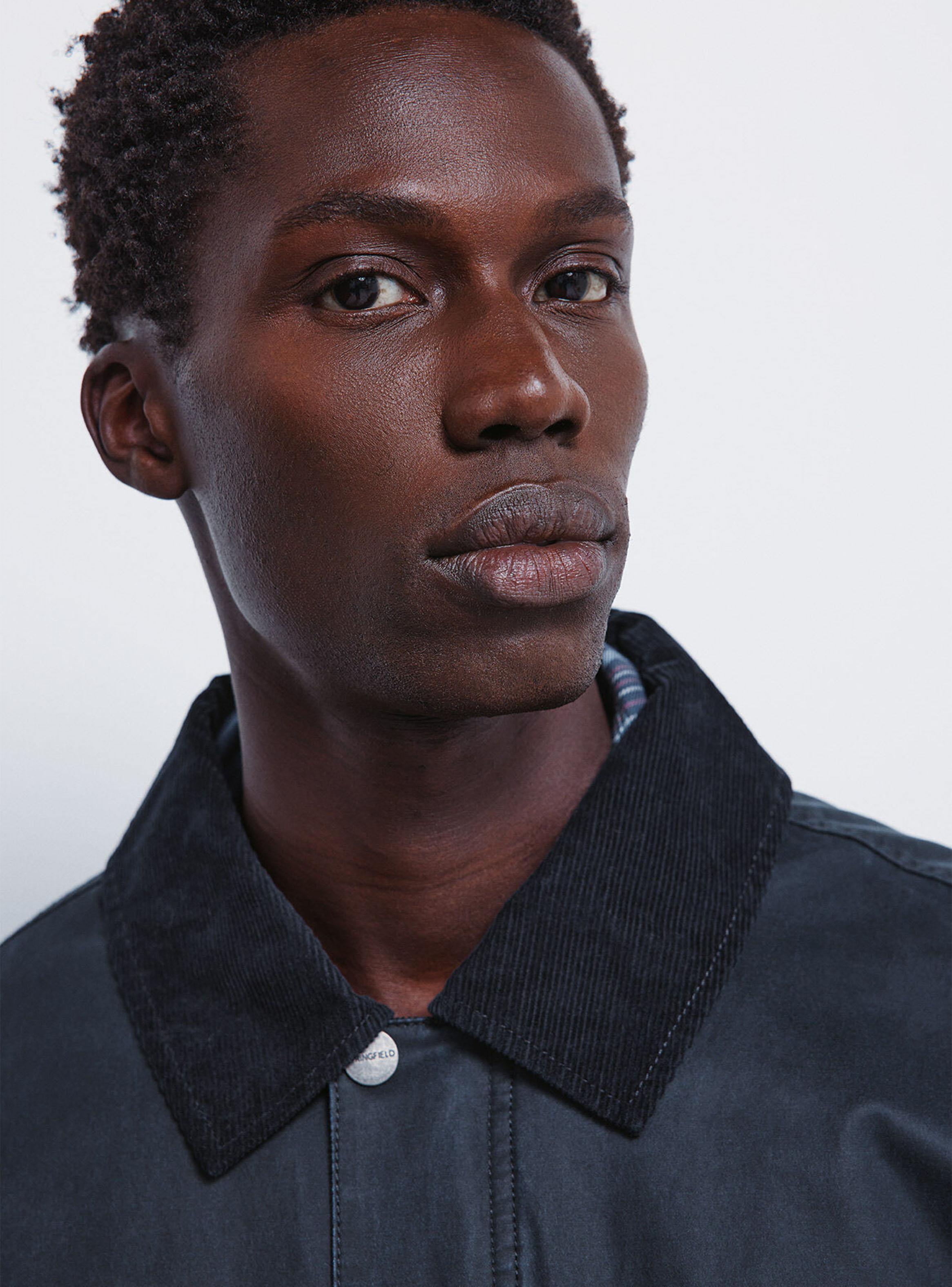 Parka Corta Cuello de Pana-2