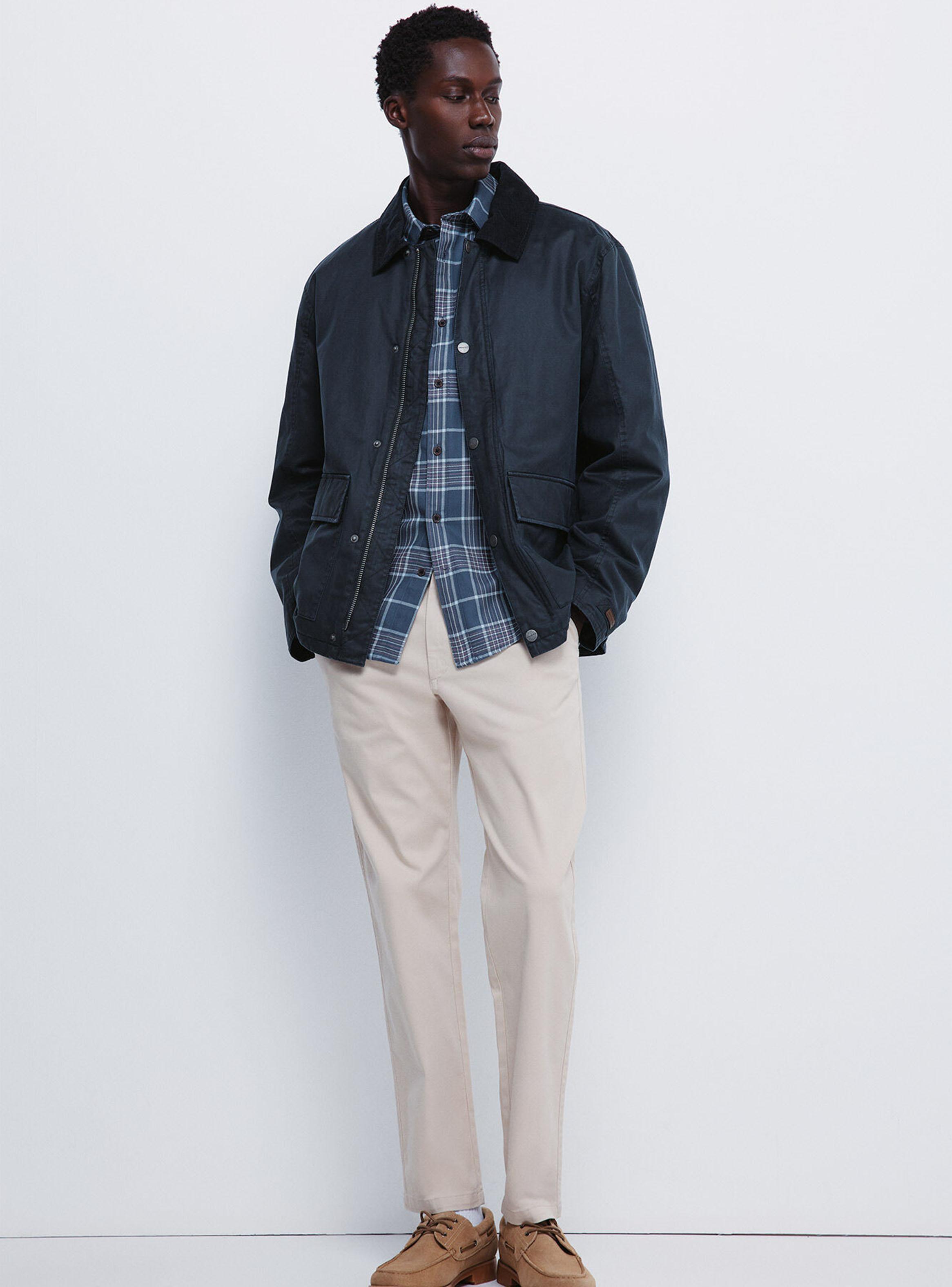 Parka Corta Cuello de Pana-4