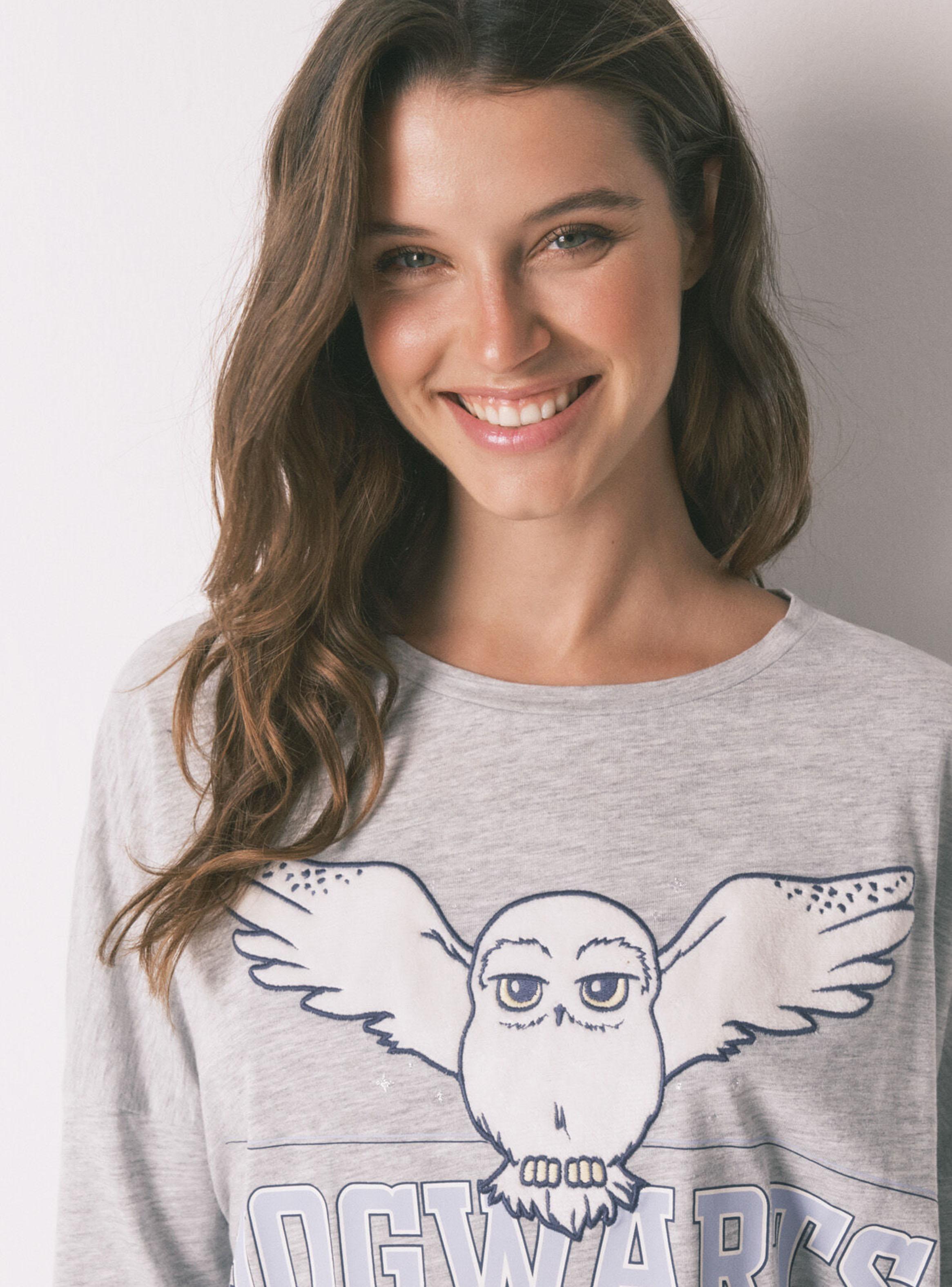 Pijama Largo Algodón Hedwig Gris-3