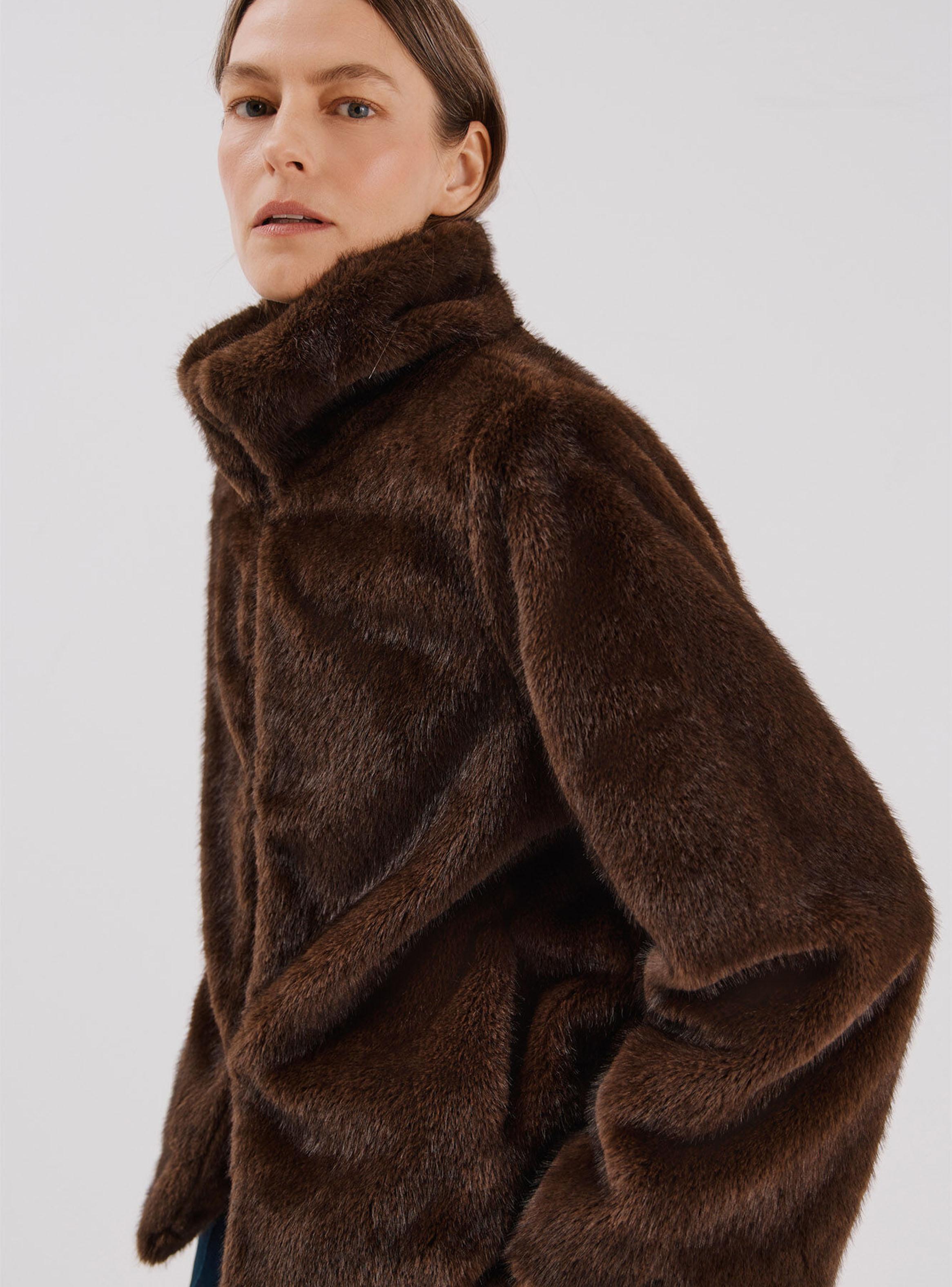 Chaqueta Efecto Pelo-2