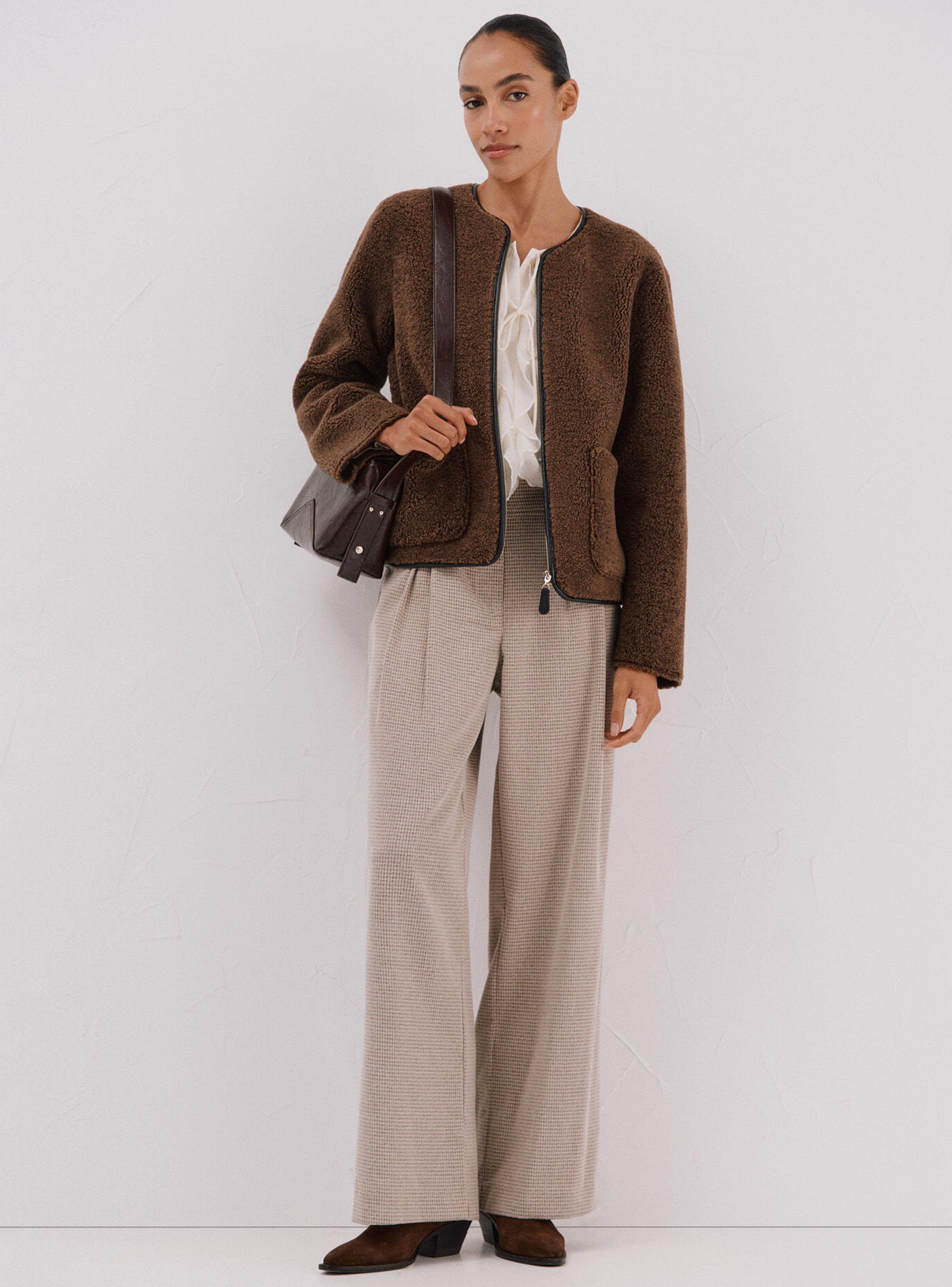 Chaqueta Chaquetón en Efecto Doble Faz-4