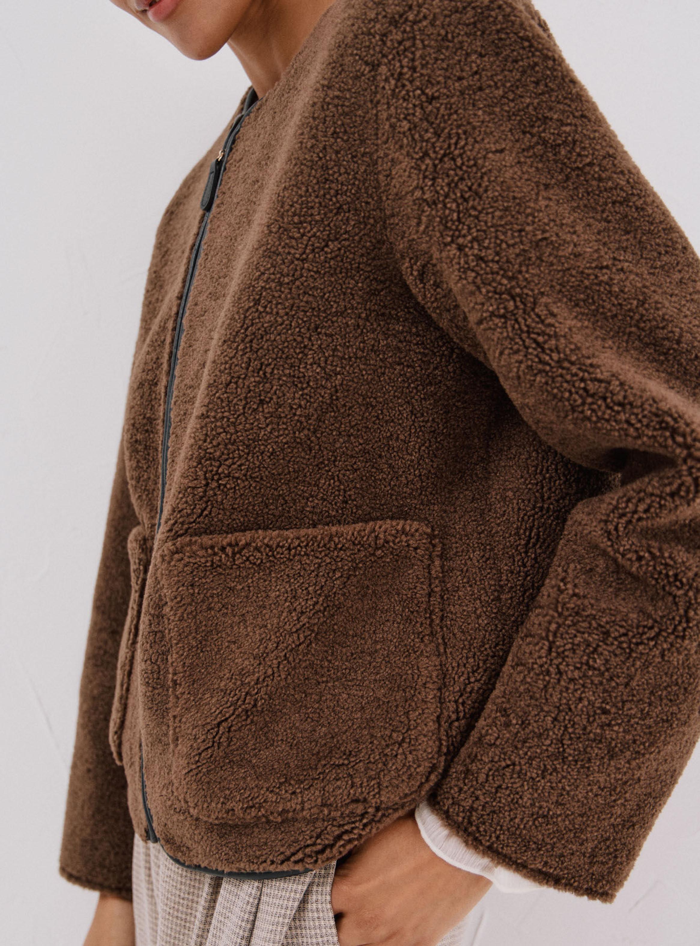 Chaqueta Chaquetón en Efecto Doble Faz-3