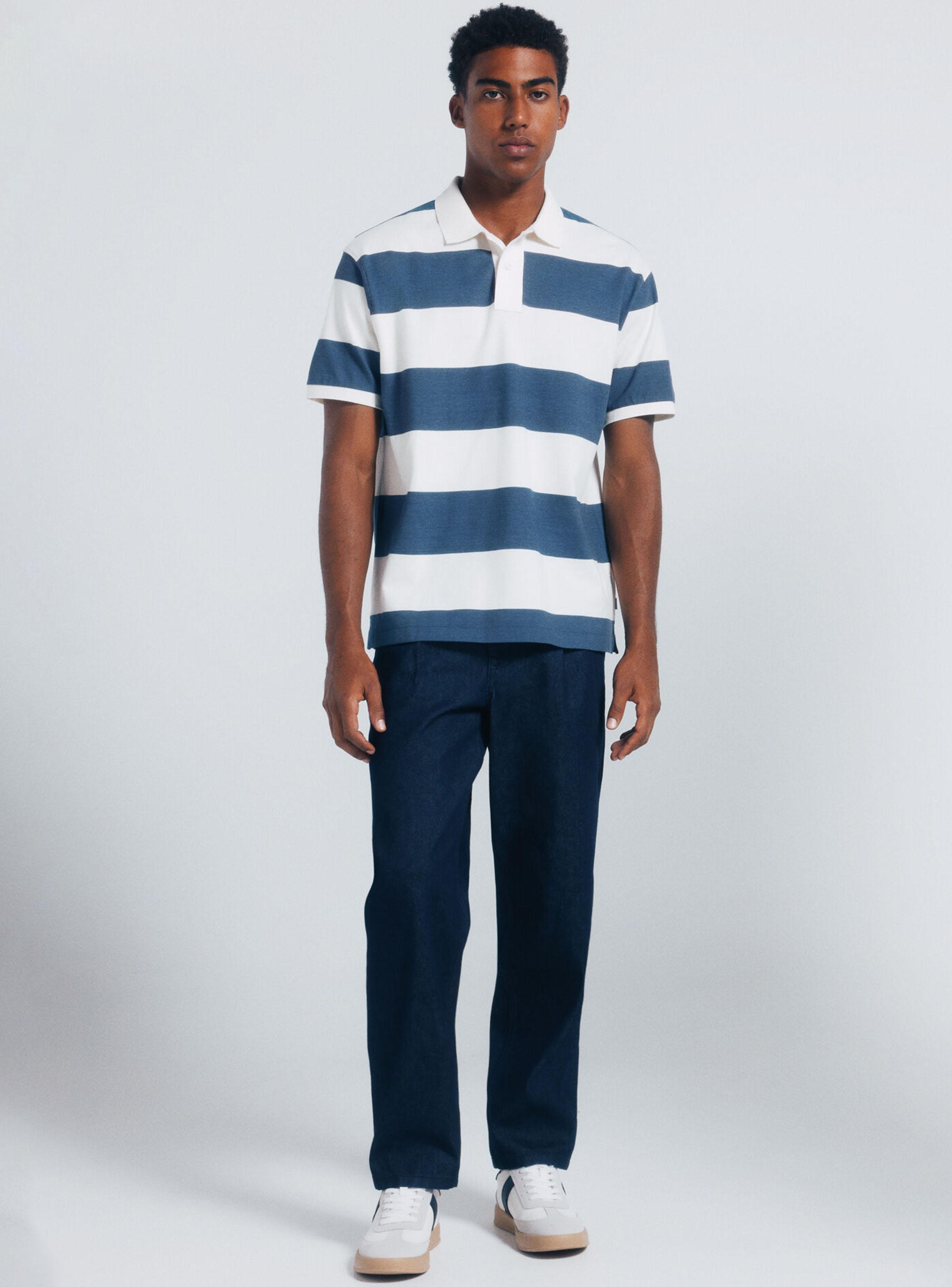 Polo Piqué Rayas Anchas Regular Fit-3