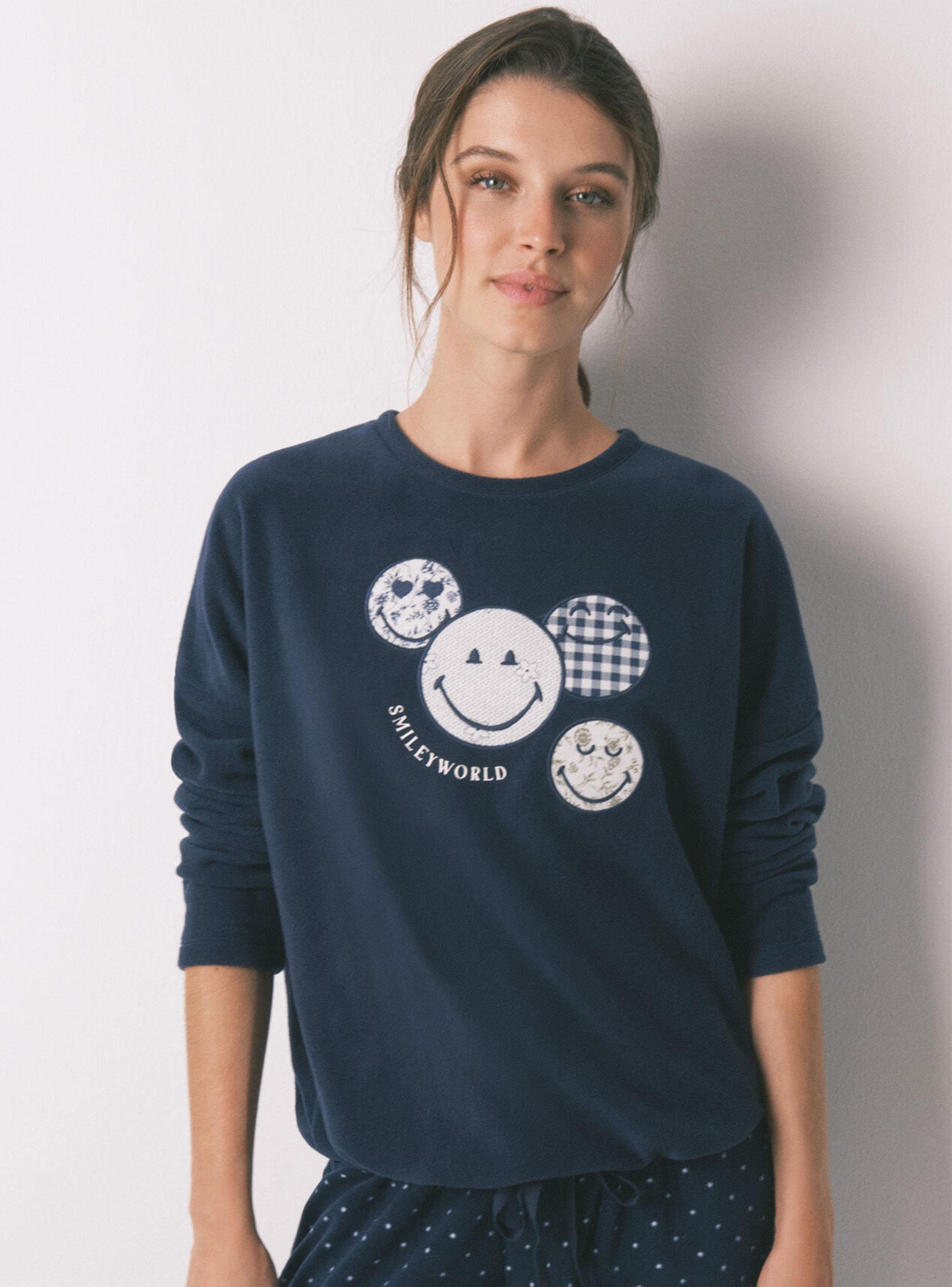 Pijama Largo Polar Smileyworld® Navy-2