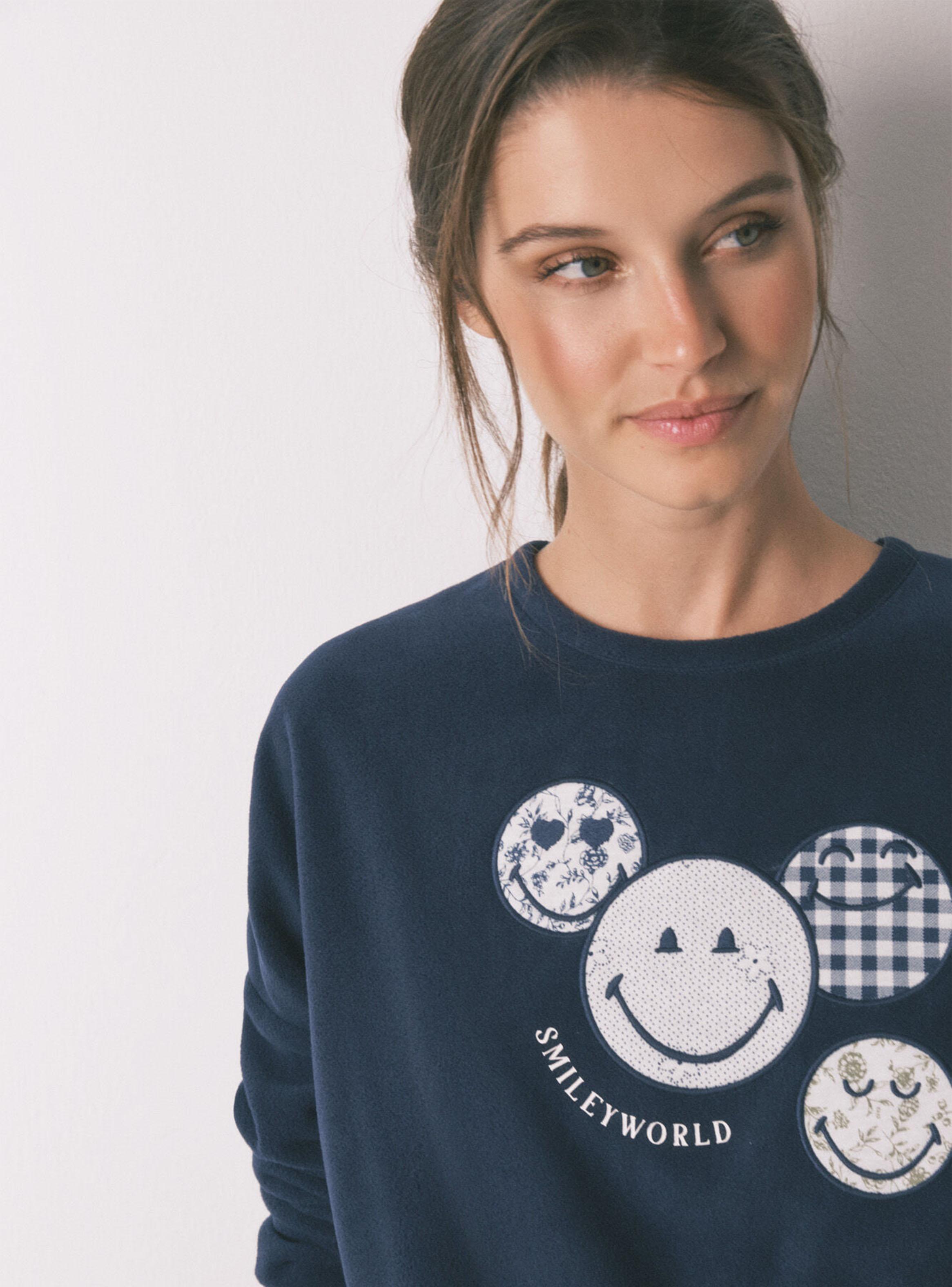 Pijama Largo Polar Smileyworld® Navy-3