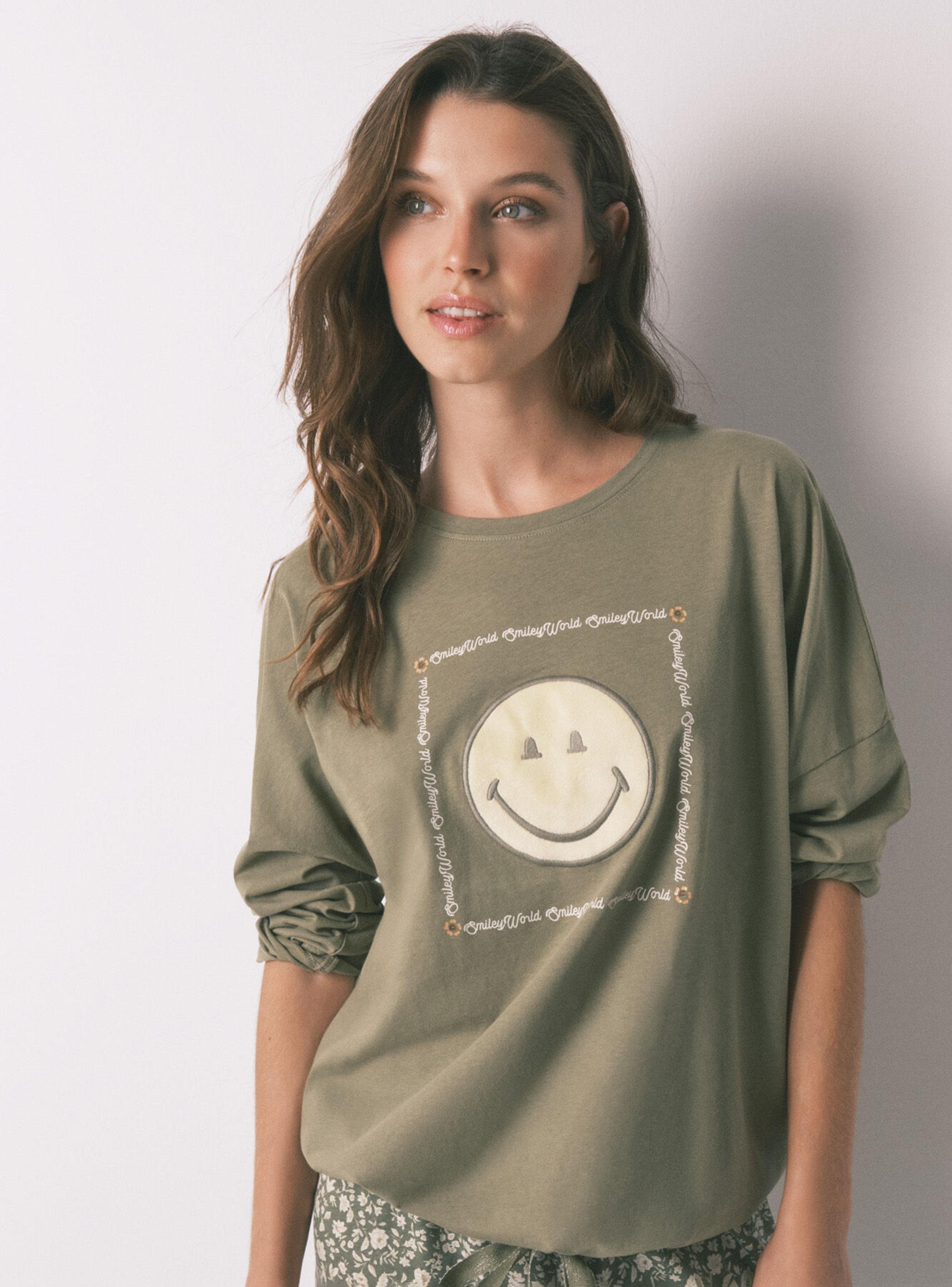 Pijama Largo Algodón Smiley-2