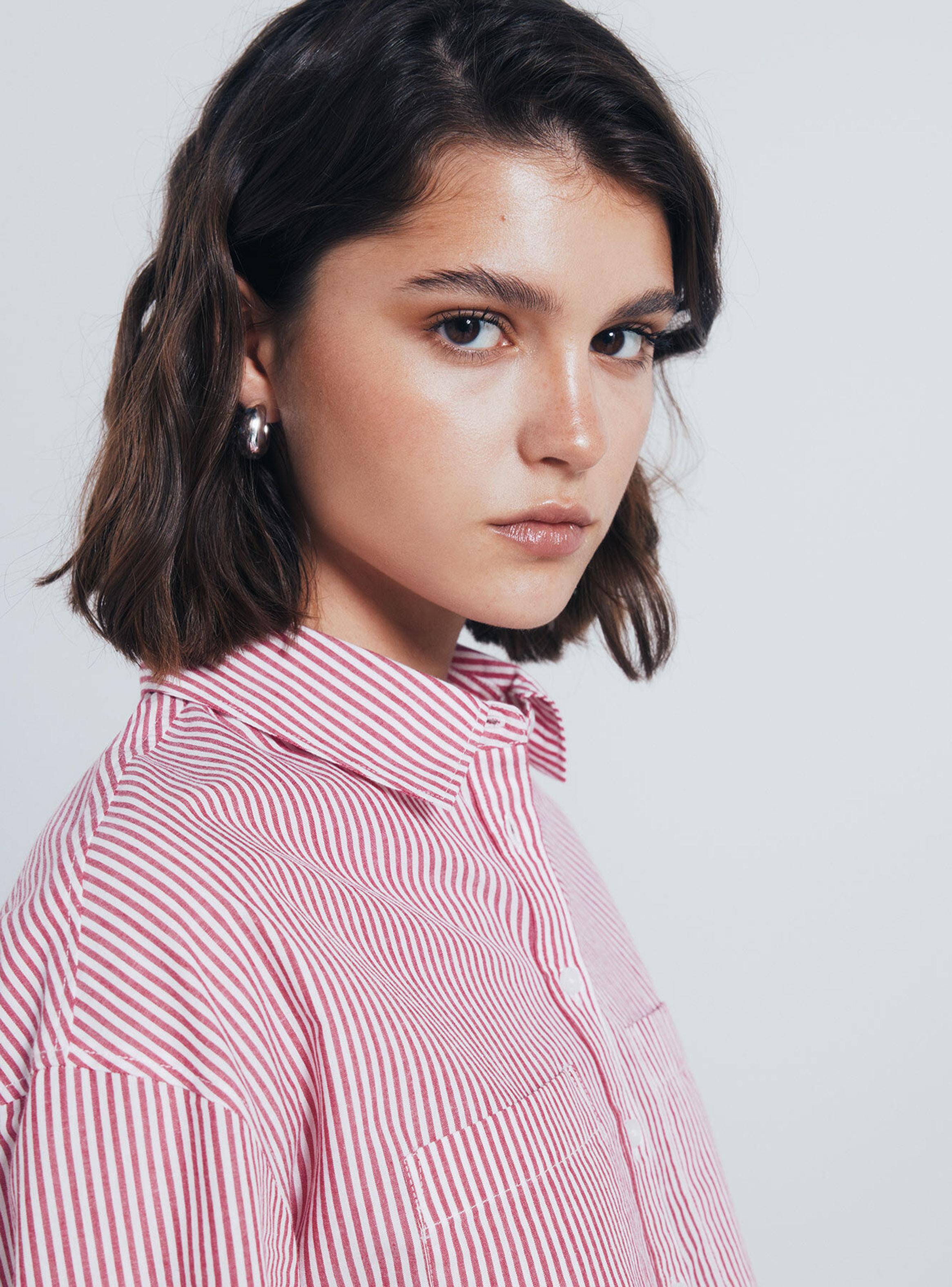 Camisa Cropped Rayas-2