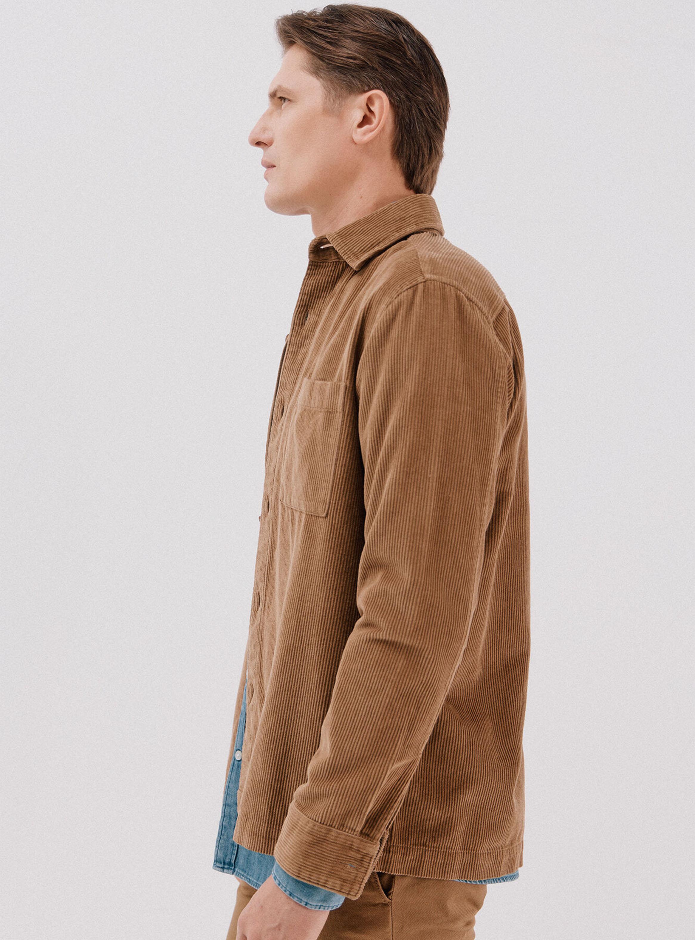 Sobrecamisa Casual Pana Botones-2