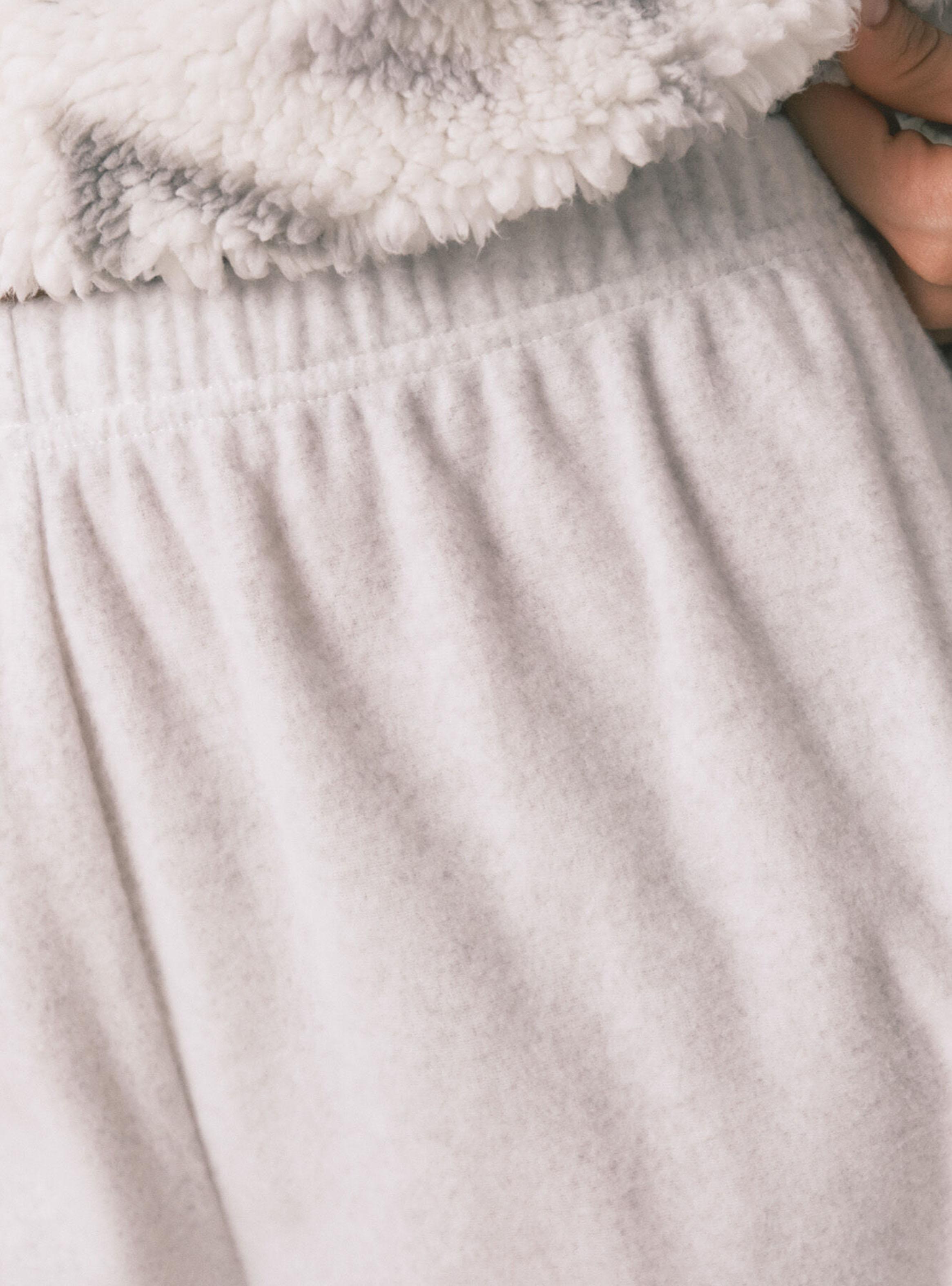 Pijama Largo Borrego y Polar Snoopy-4