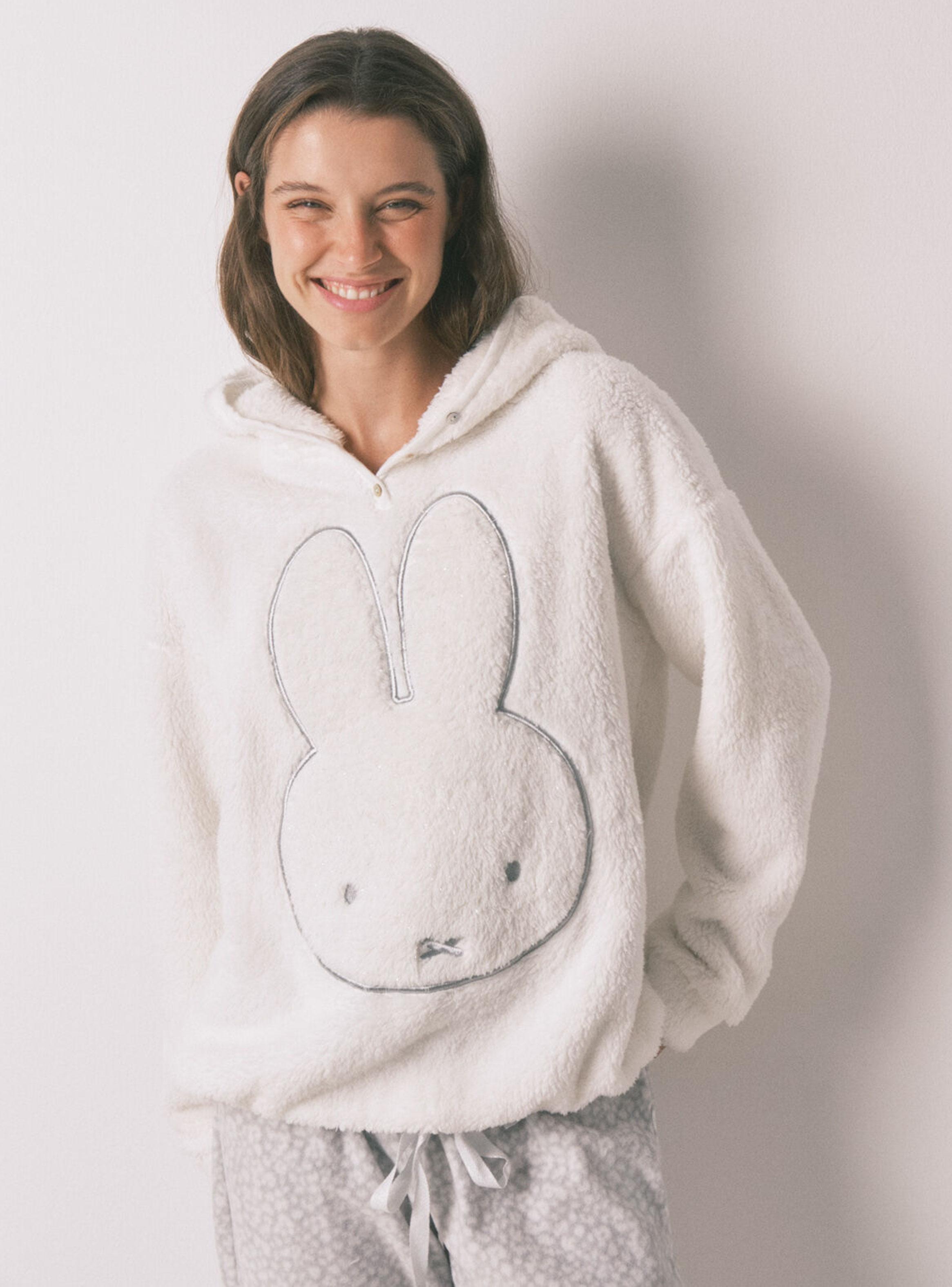 Pijama Largo Polar Estampado Animal Miffy-2