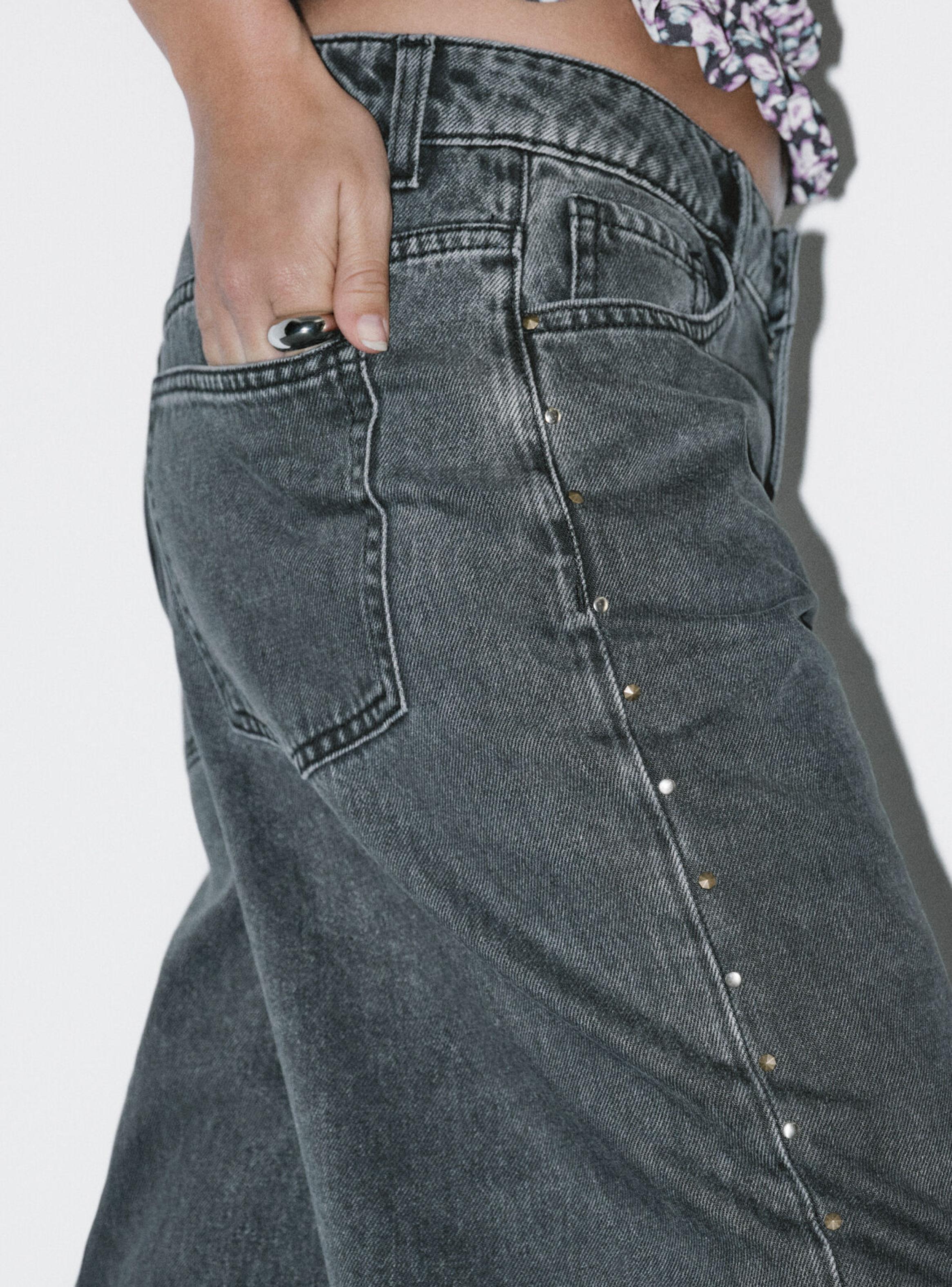 Jeans con Tachuelas Anchas-2
