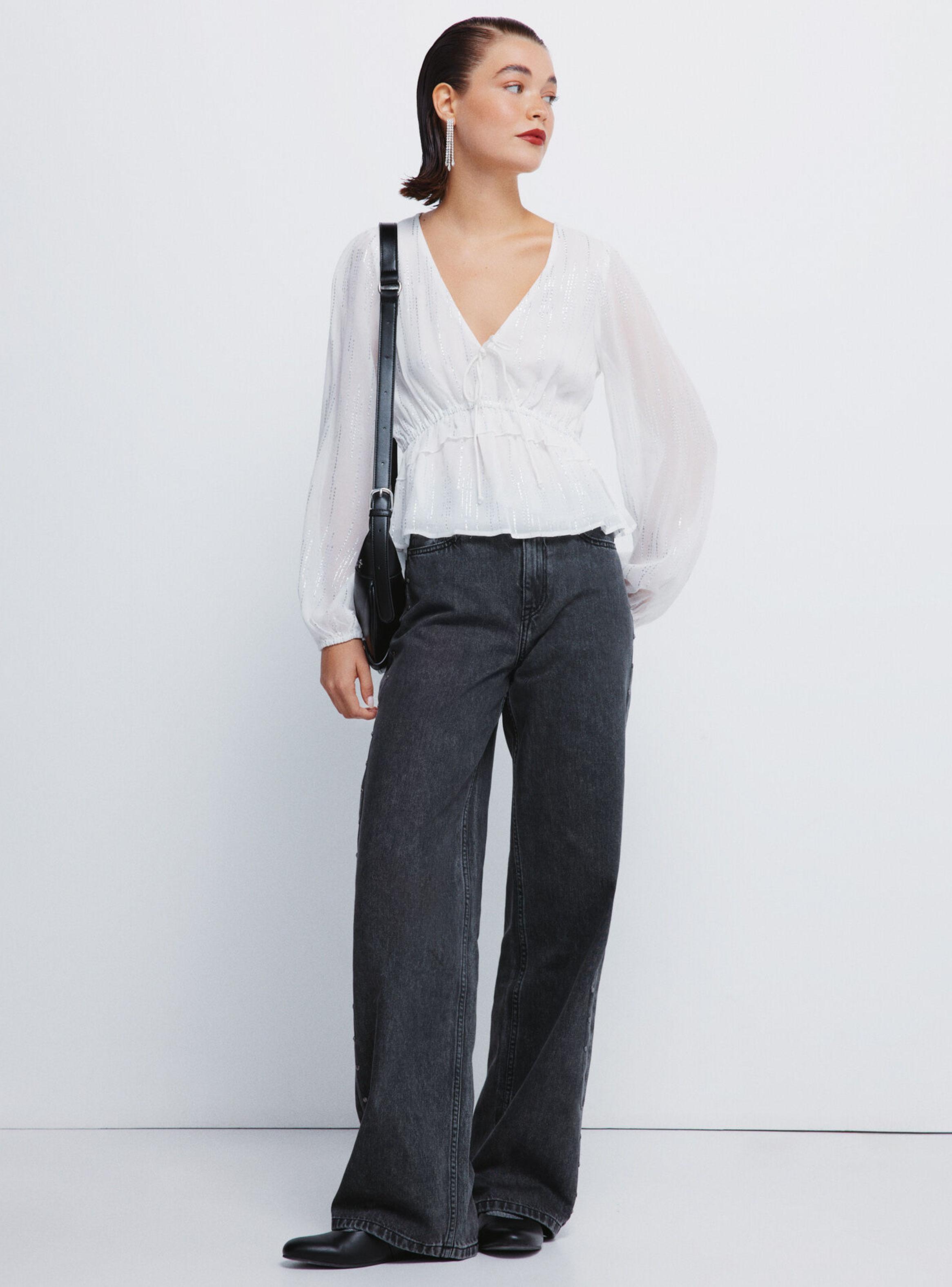 Jeans con Tachuelas Anchas-3