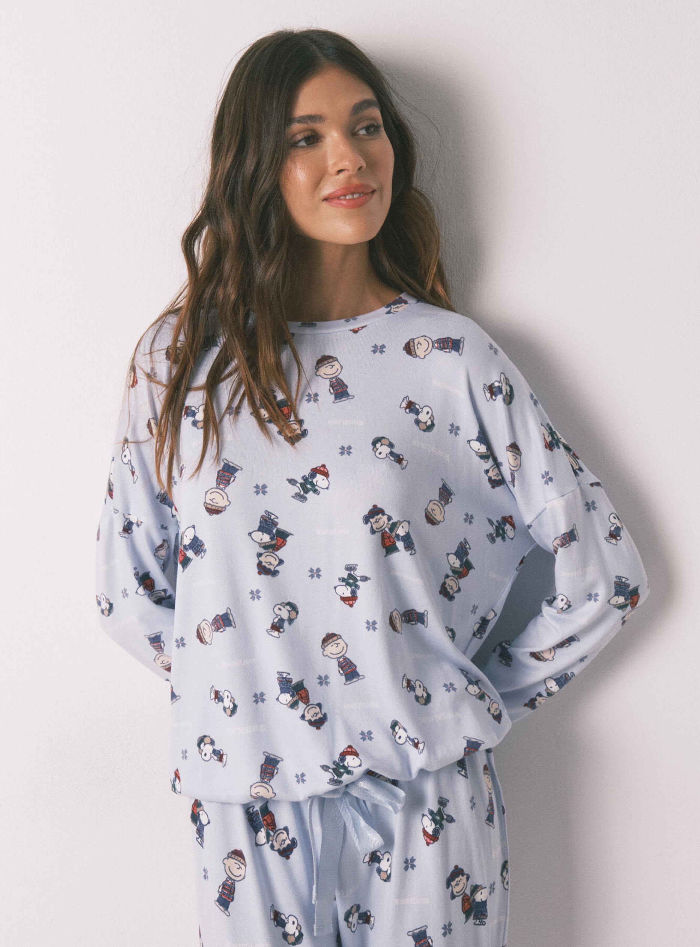 Pijama Largo Snoopy Súper Soft-2