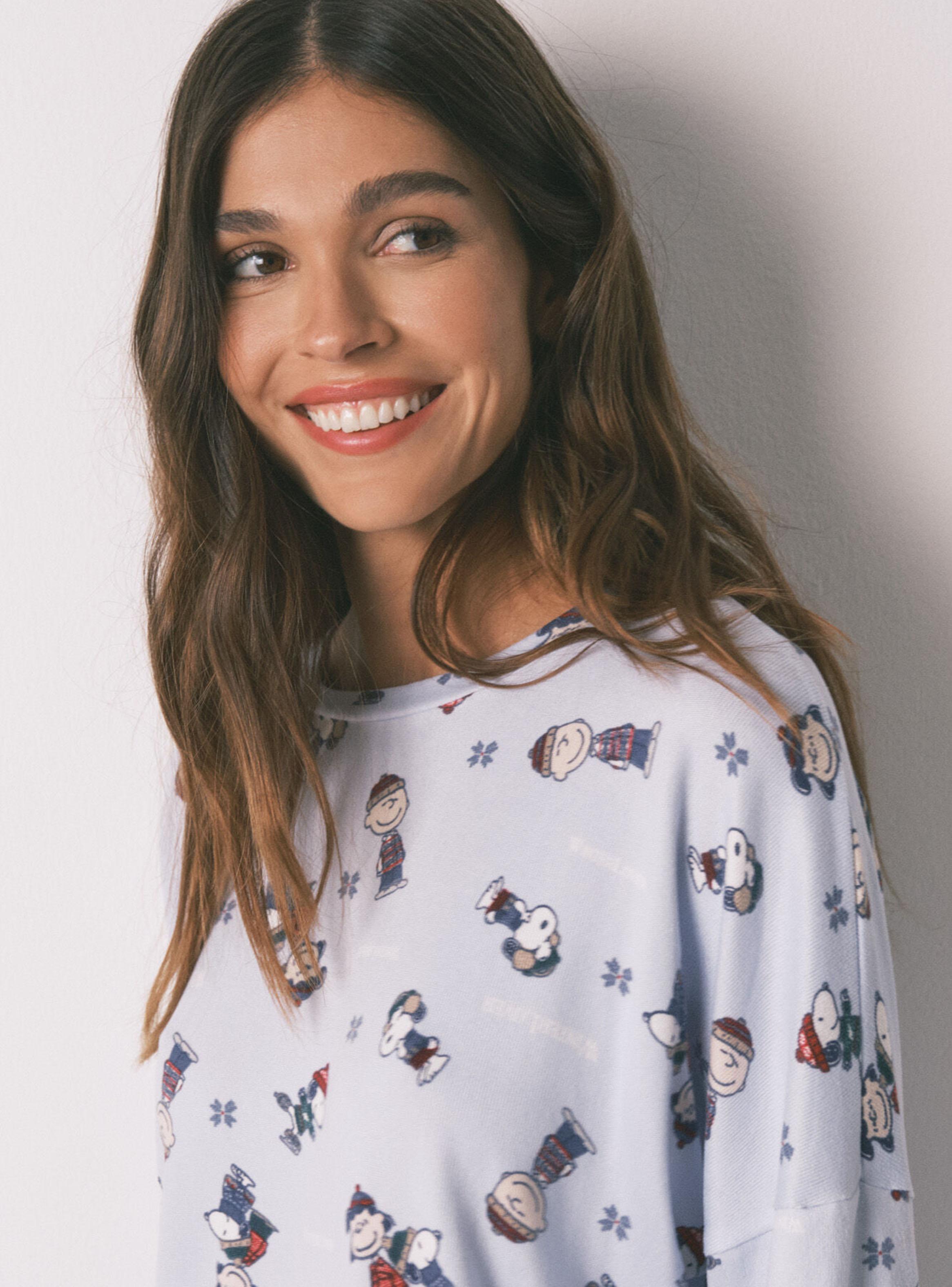 Pijama Largo Snoopy Súper Soft-3