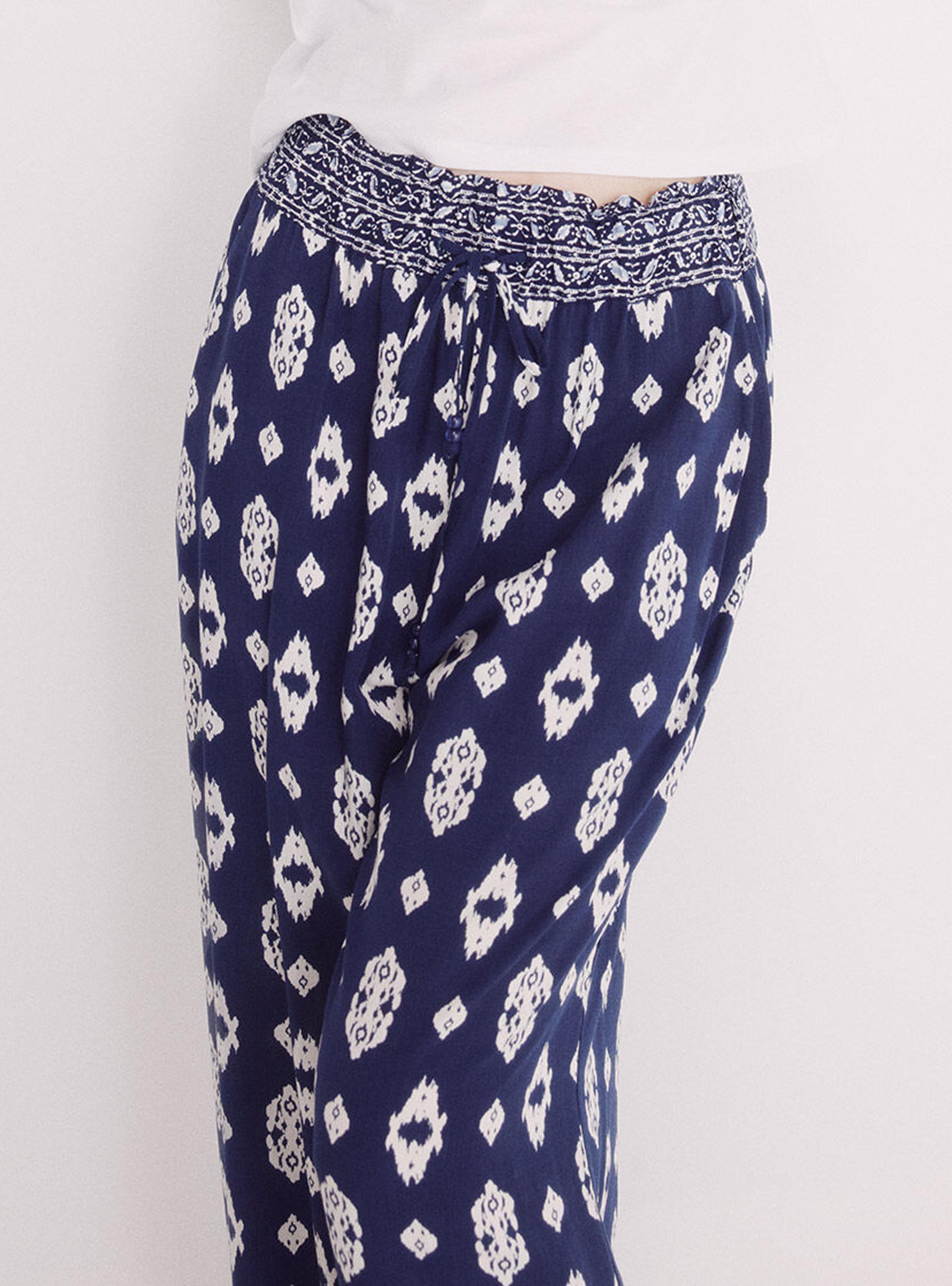 Pantalón Fluido Palazzo Estampado-2