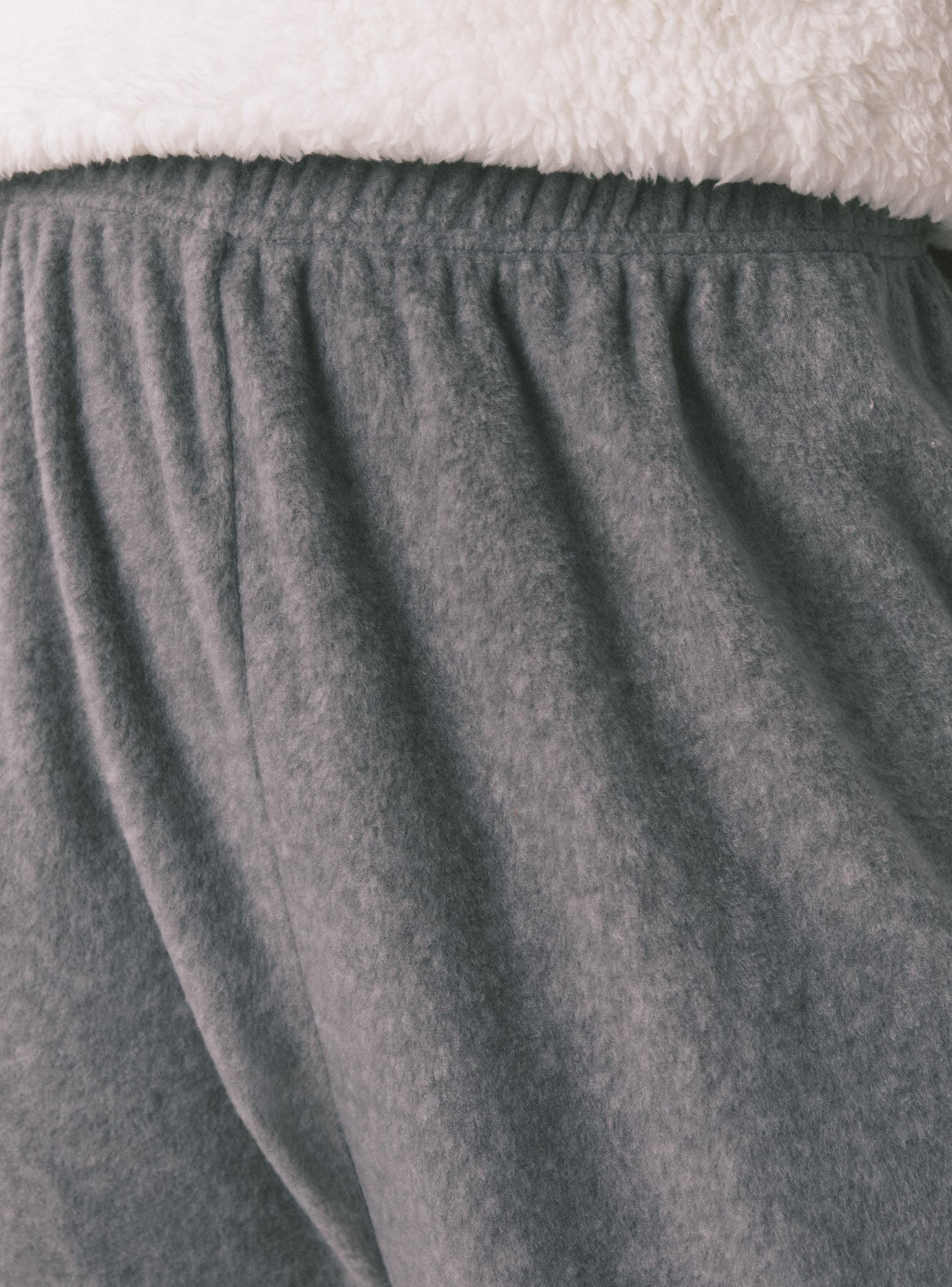 Pijama Largo Polar Suave Estampado Fair Isle-3