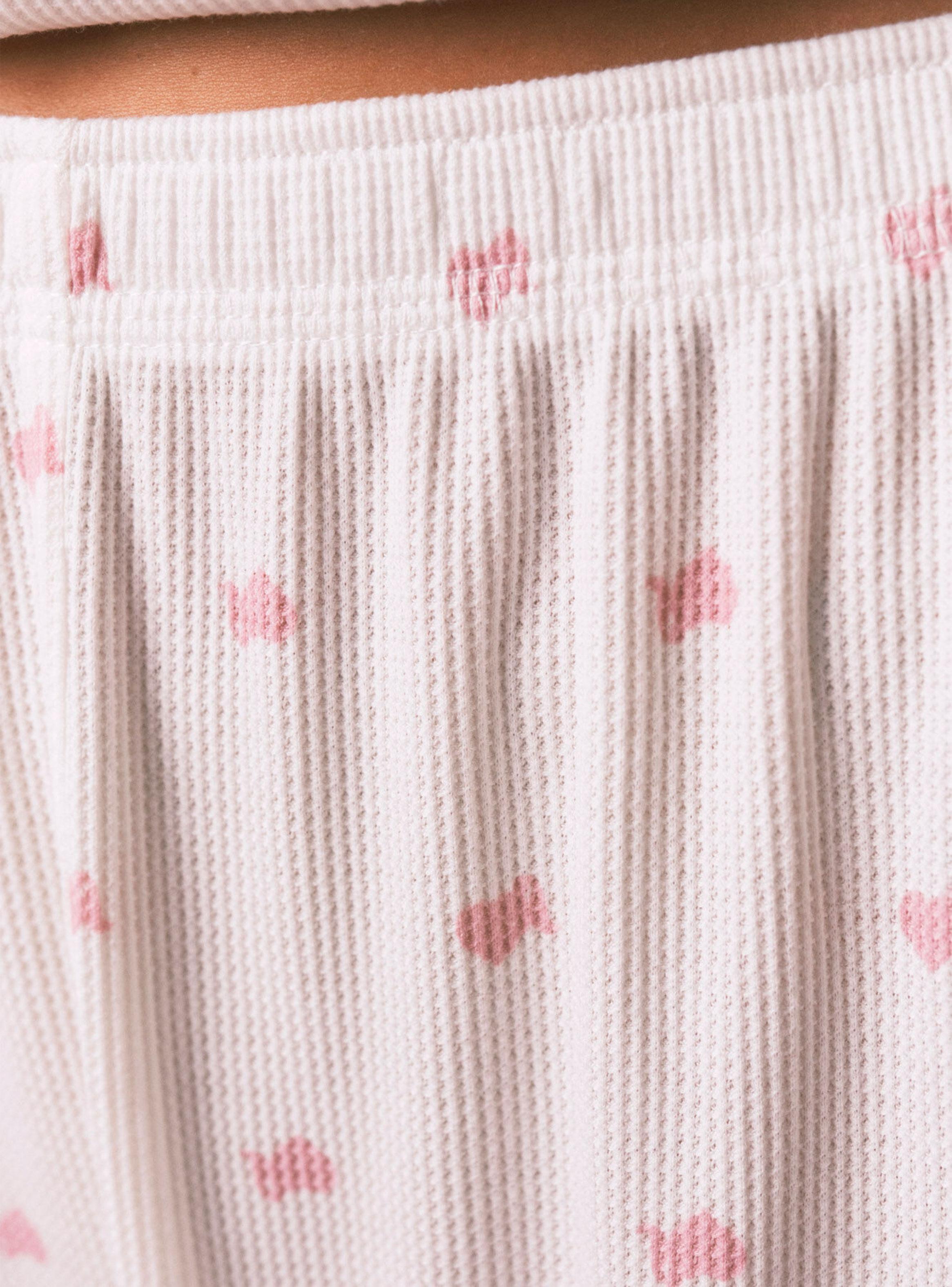 Pijama Largo la Vecina Rubia Tejido Waffle-4