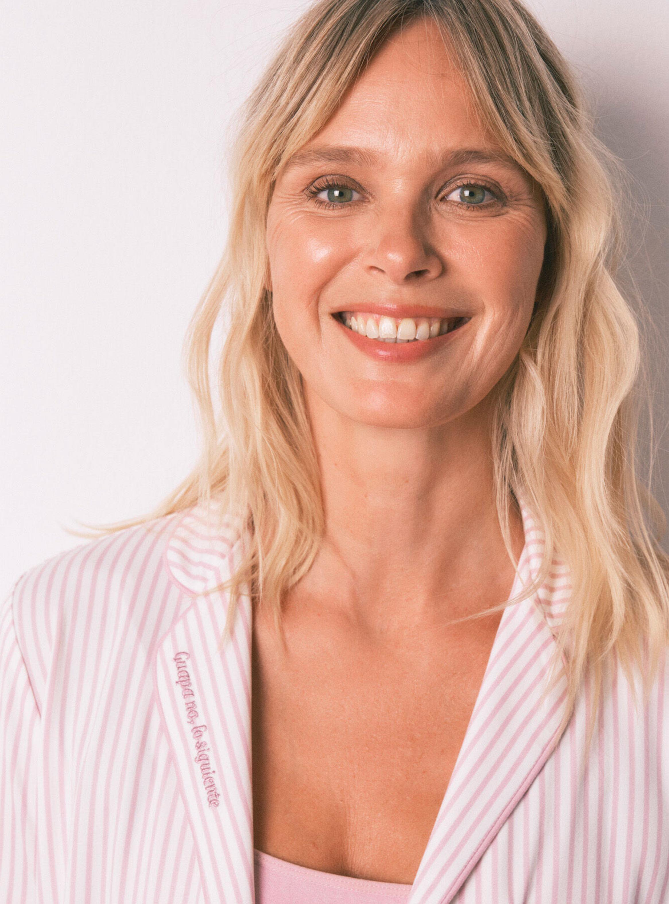 Pijama Camisero Rayas la Vecina Rubia-3