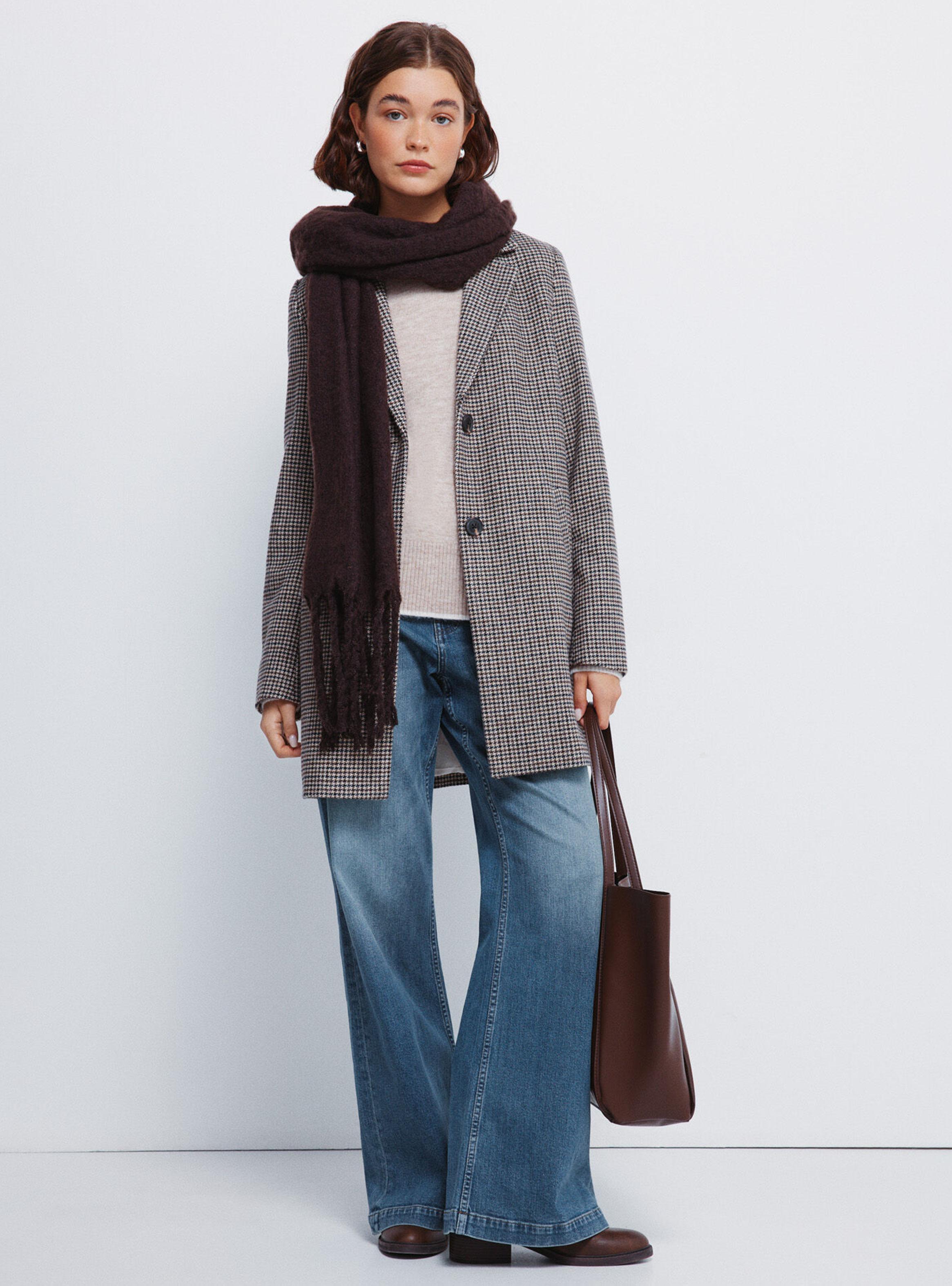 Abrigo Cuadros Cuello Solapa-4