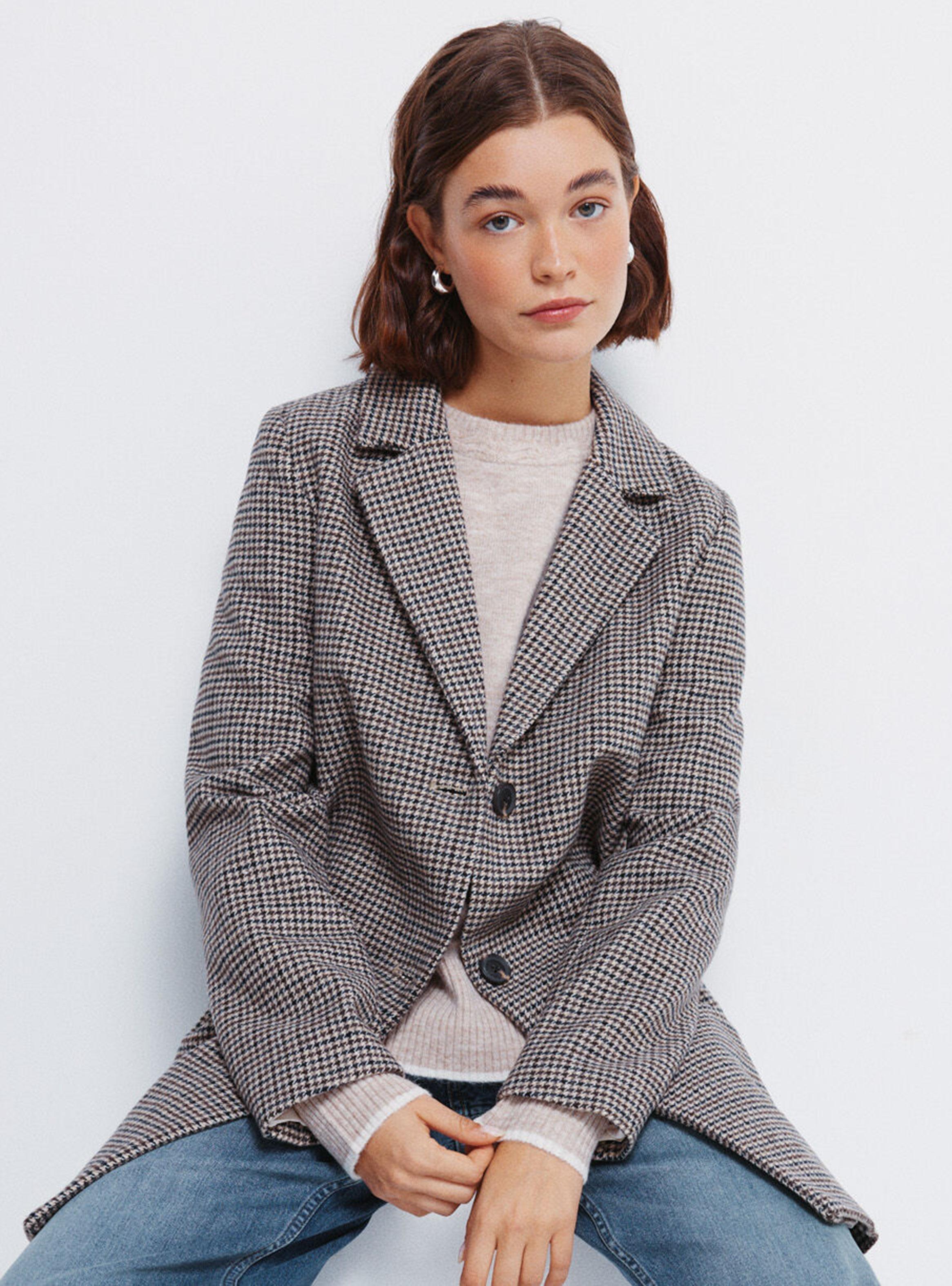 Abrigo Cuadros Cuello Solapa-2