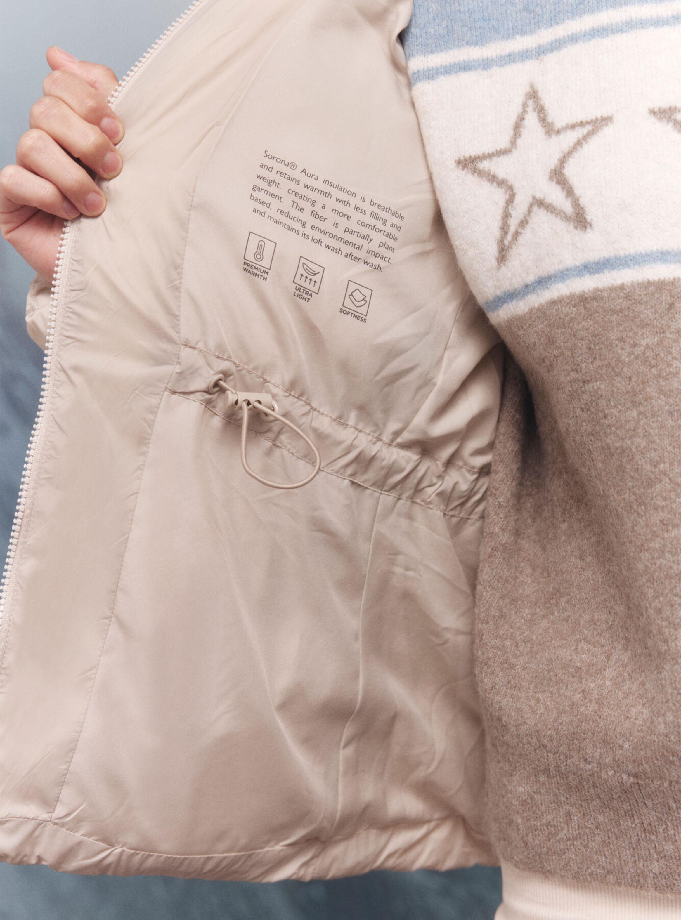 Chaqueta Acolchada Capucha Pelo Sorona Aura-2