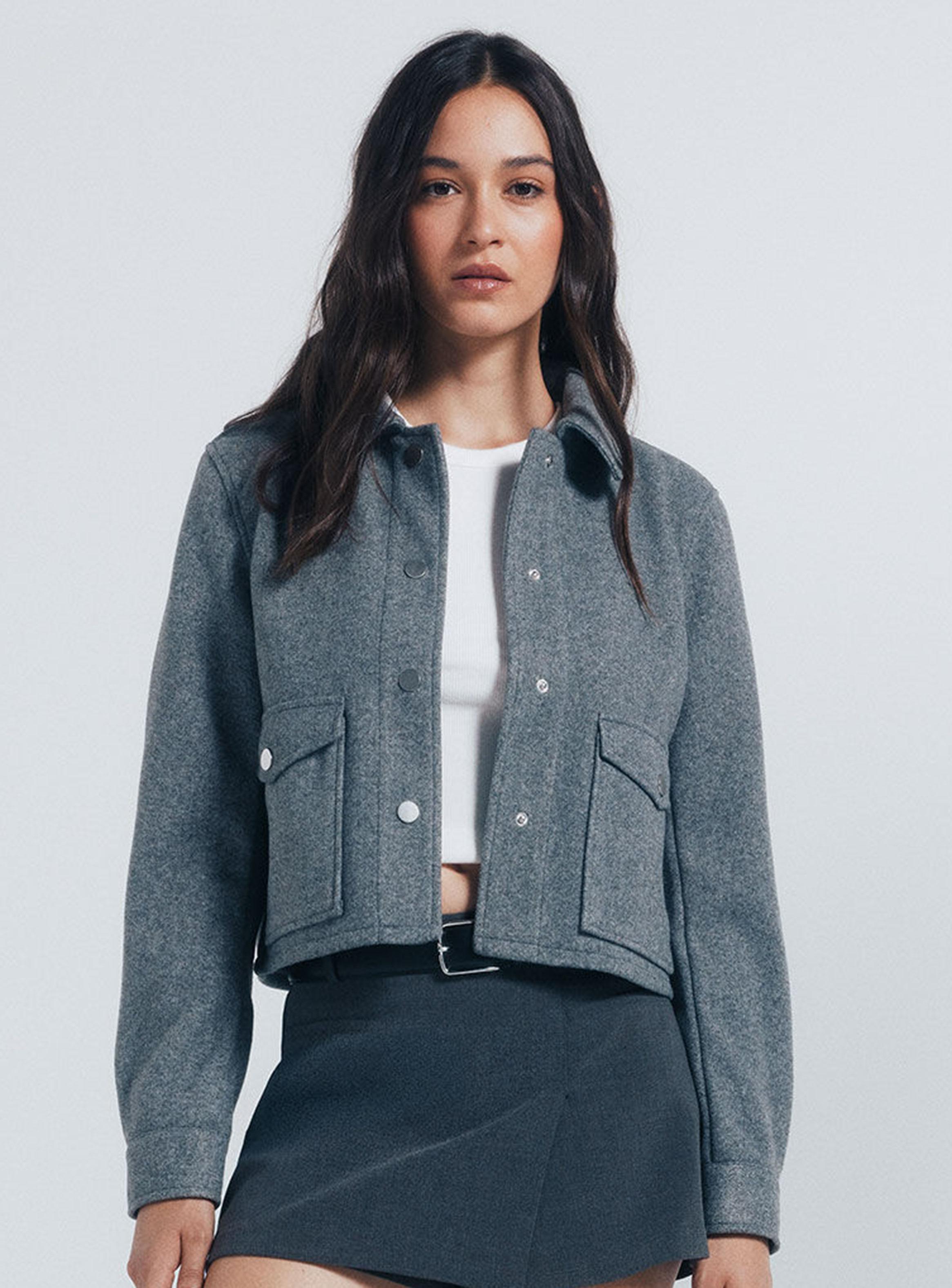 Chaqueta Corta Felpa-2