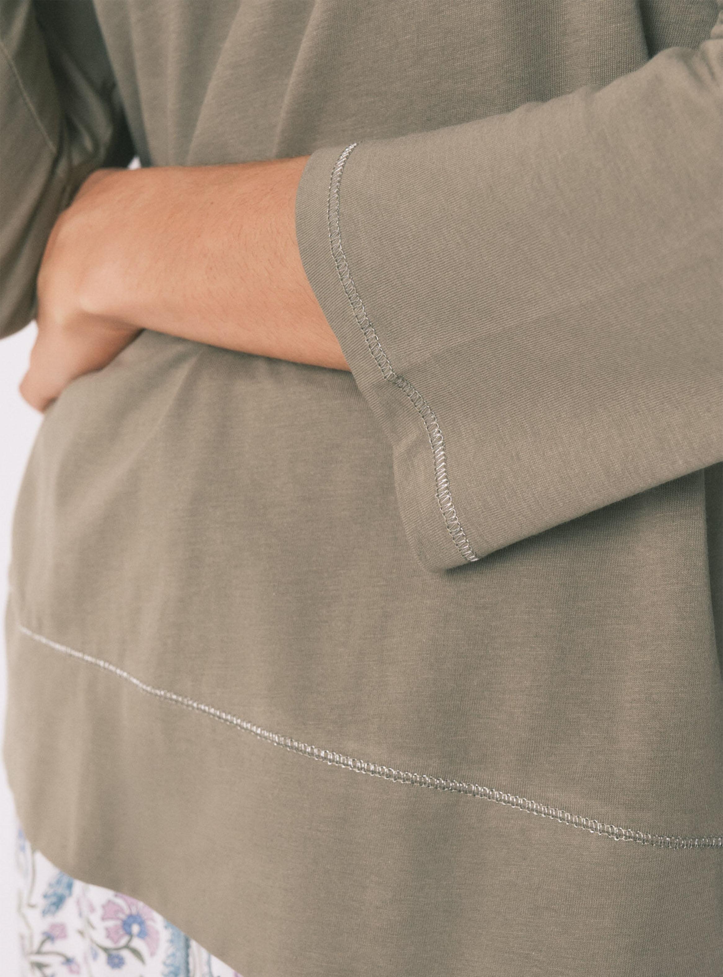 Camiseta Manga ¾ Algodón Kak-3