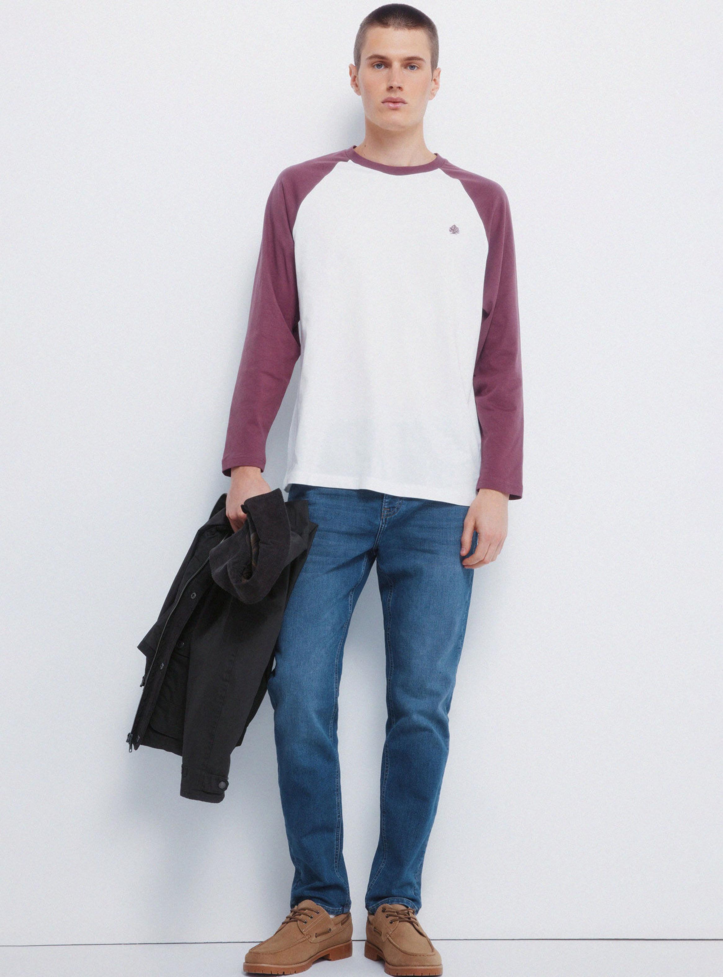 Polera Manga Larga Contraste-3