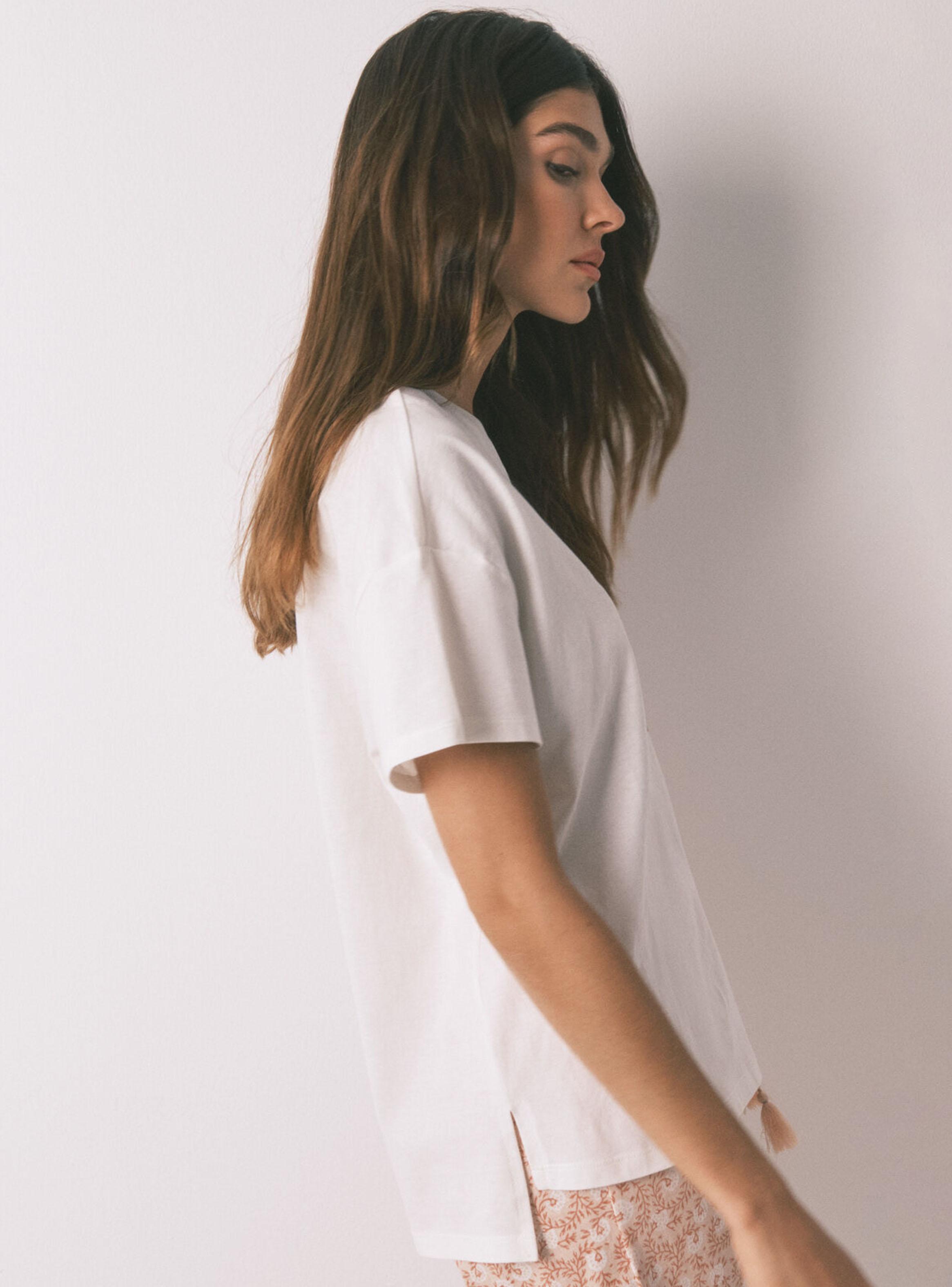 Camiseta Algodón Namaste Blanco-2