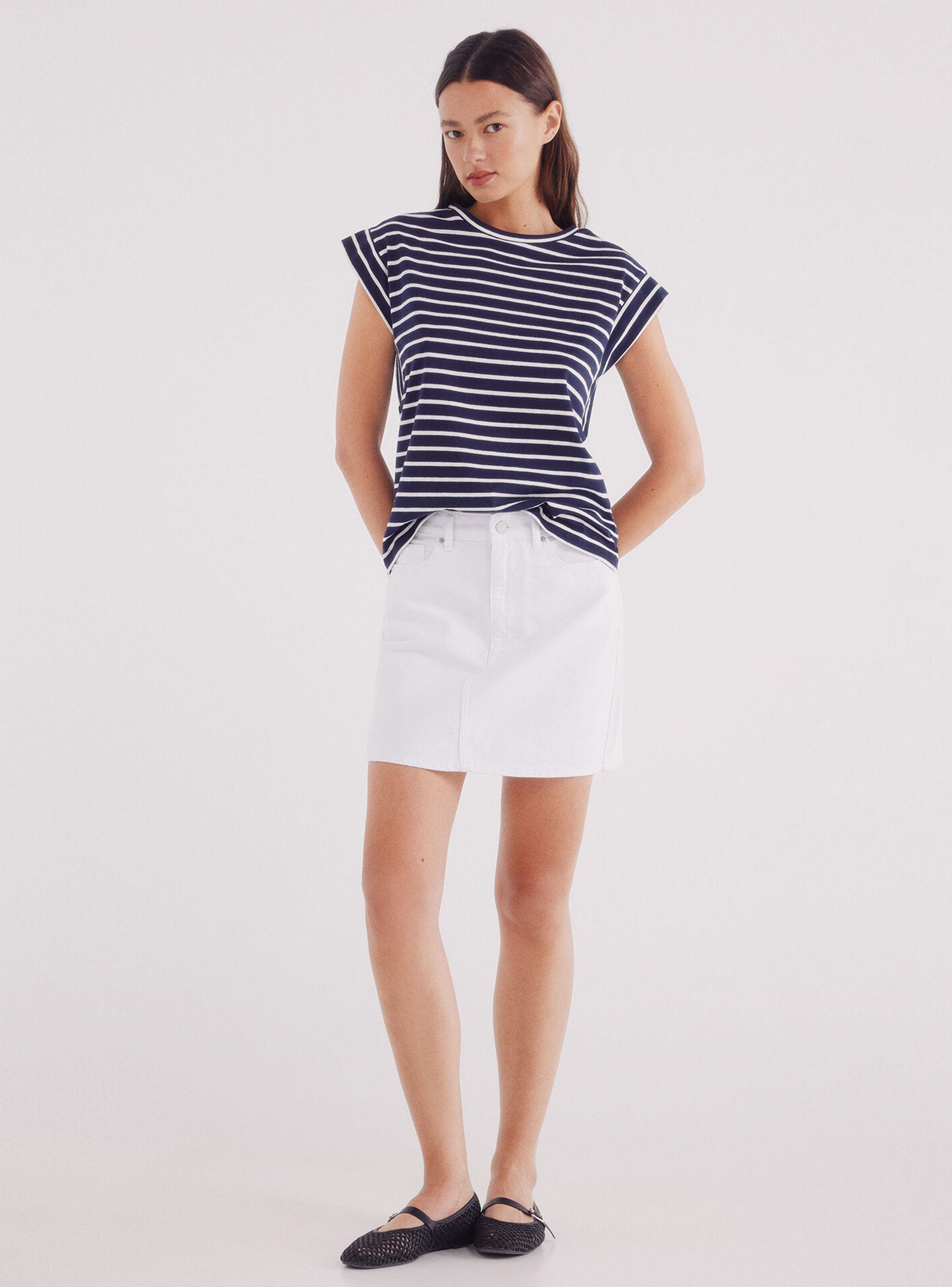 Polera Rayas Manga Contraste-3