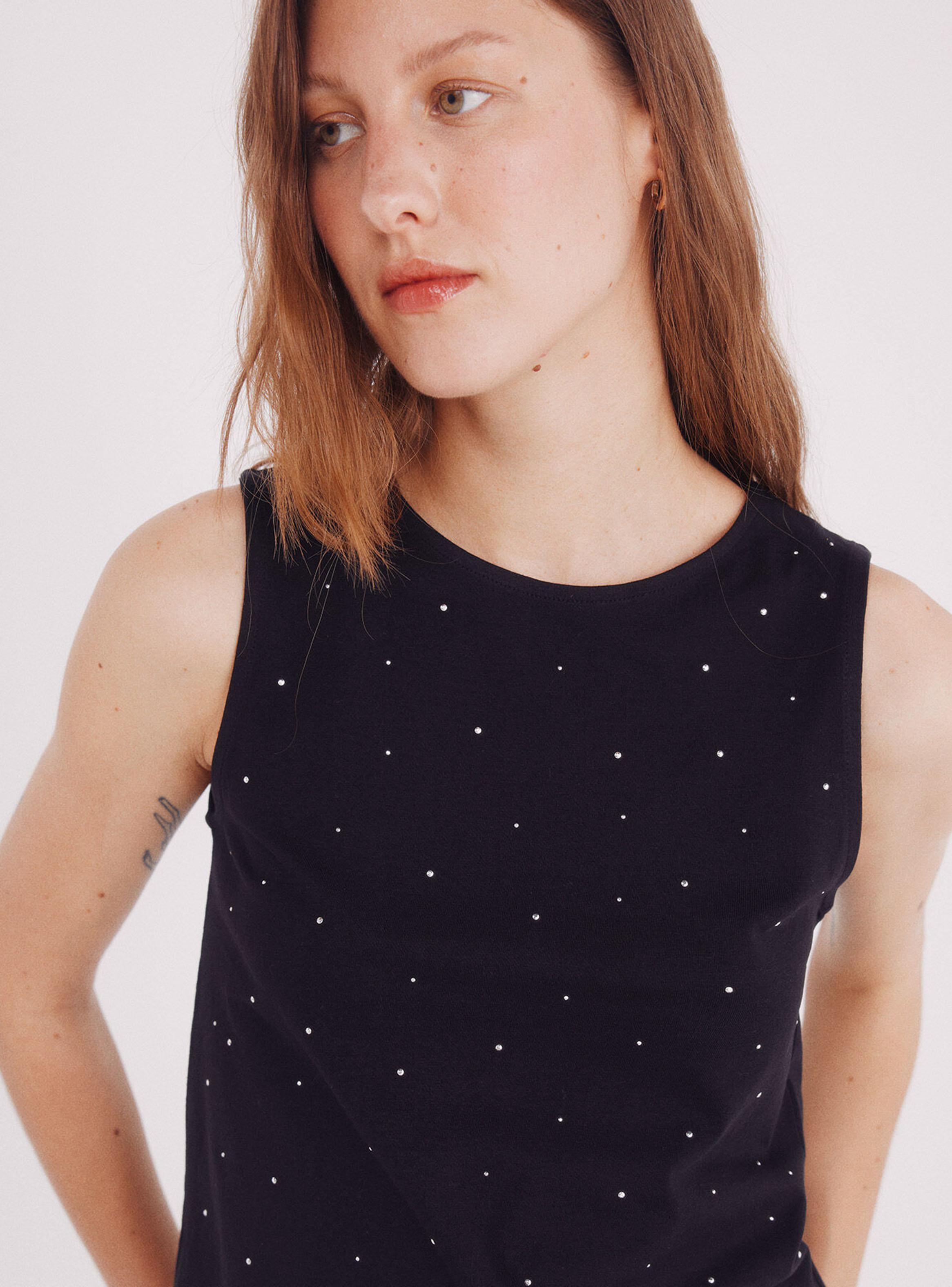 Polera Tachas Cristal-2