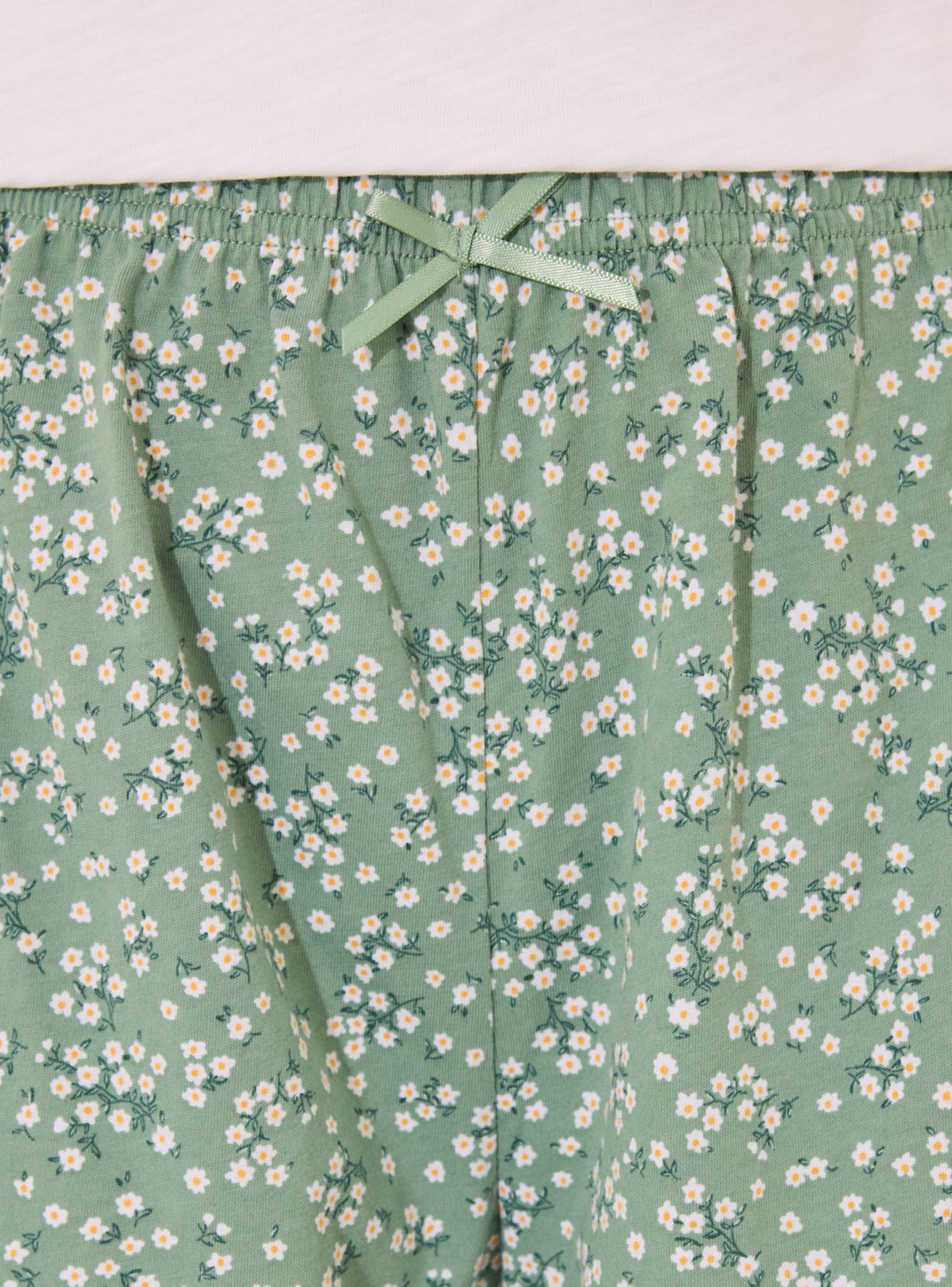 Pijama Corto Algodón con Slub Jersey-4