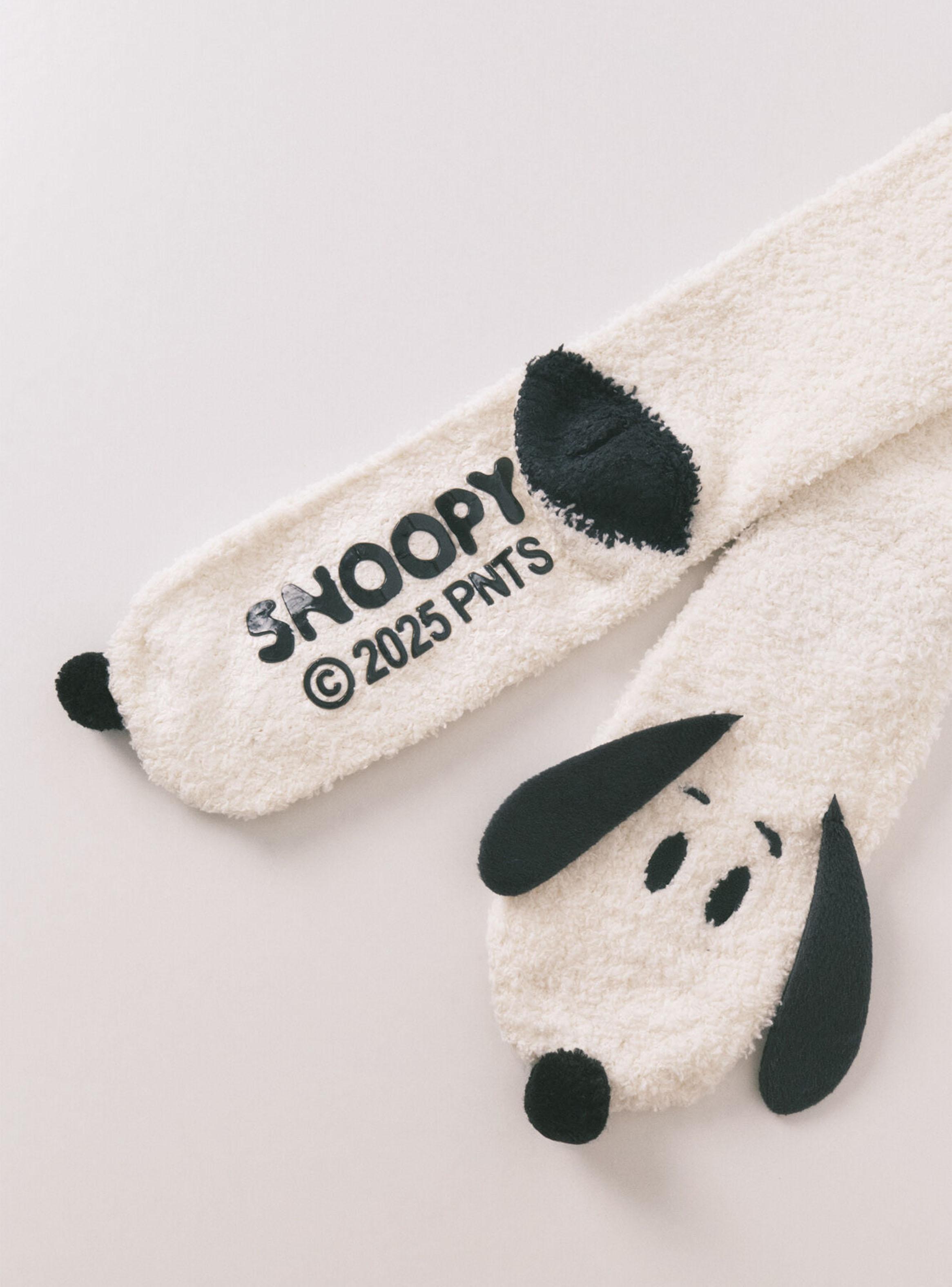 Calcetín Largo Snoopy Blanco-2