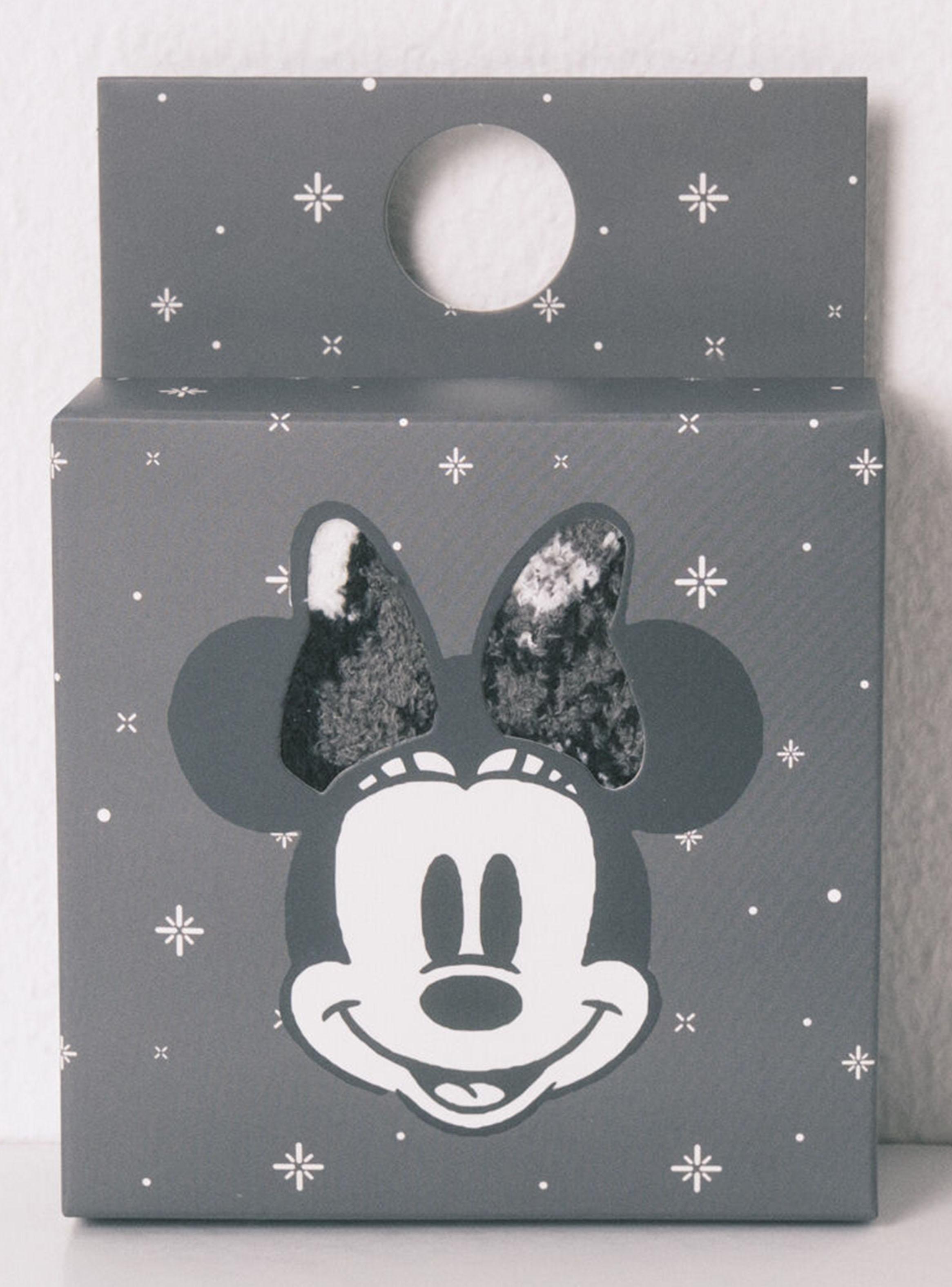 Calcetín Largo Minnie Pelo Print Cenefas-3