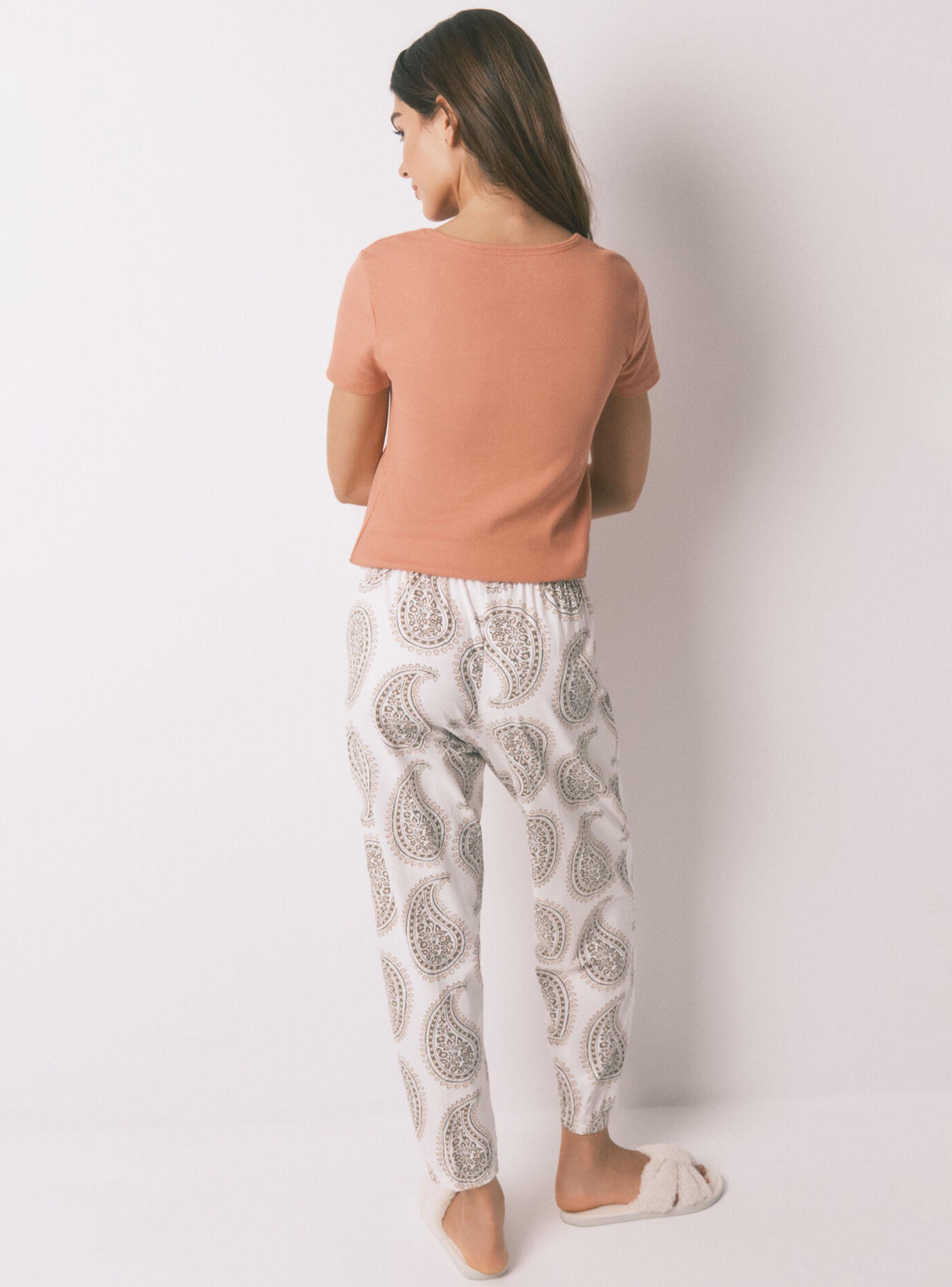 Pantalón Largo Algodón Paisley-3