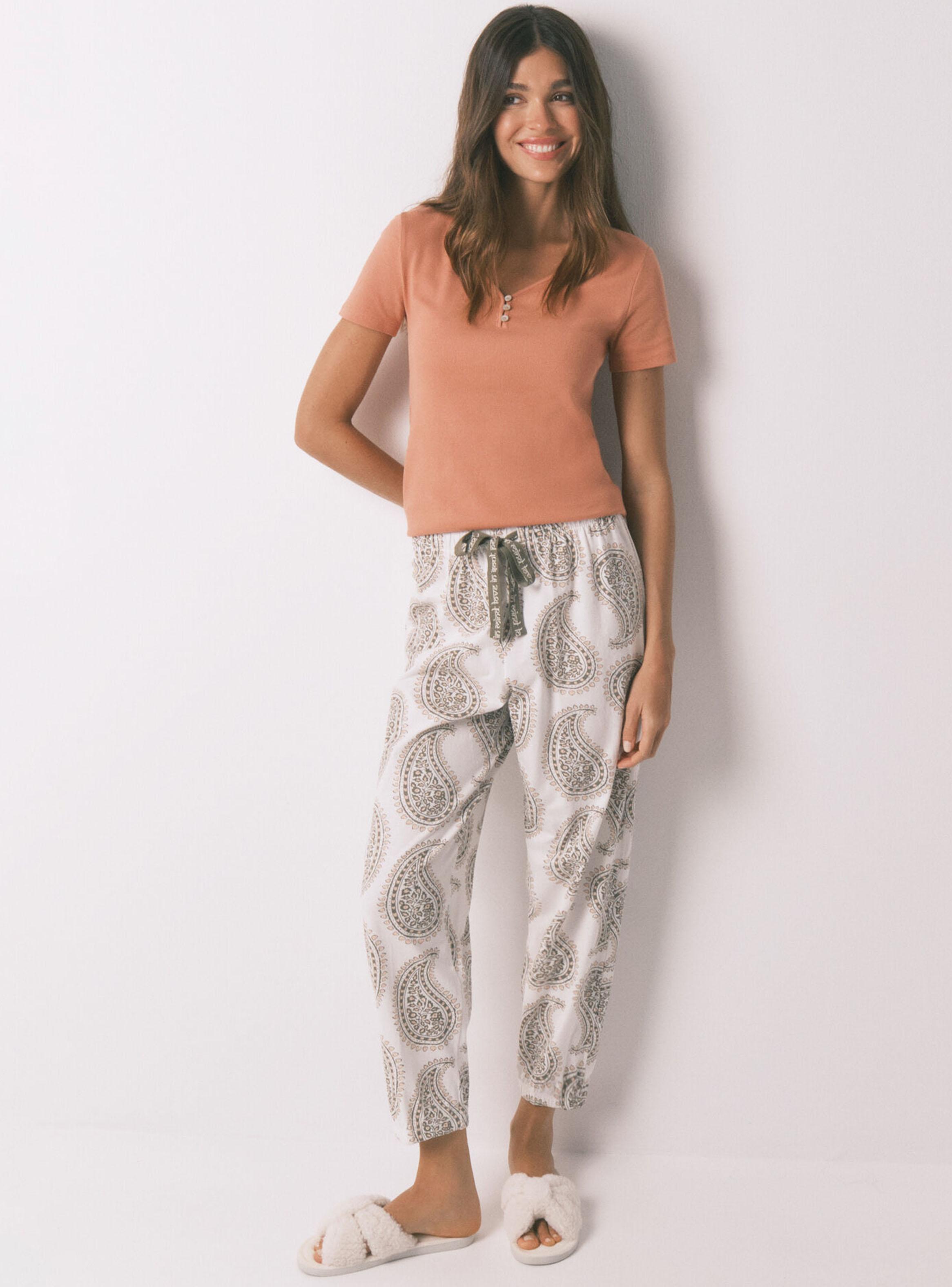 Pantalón Largo Algodón Paisley-2