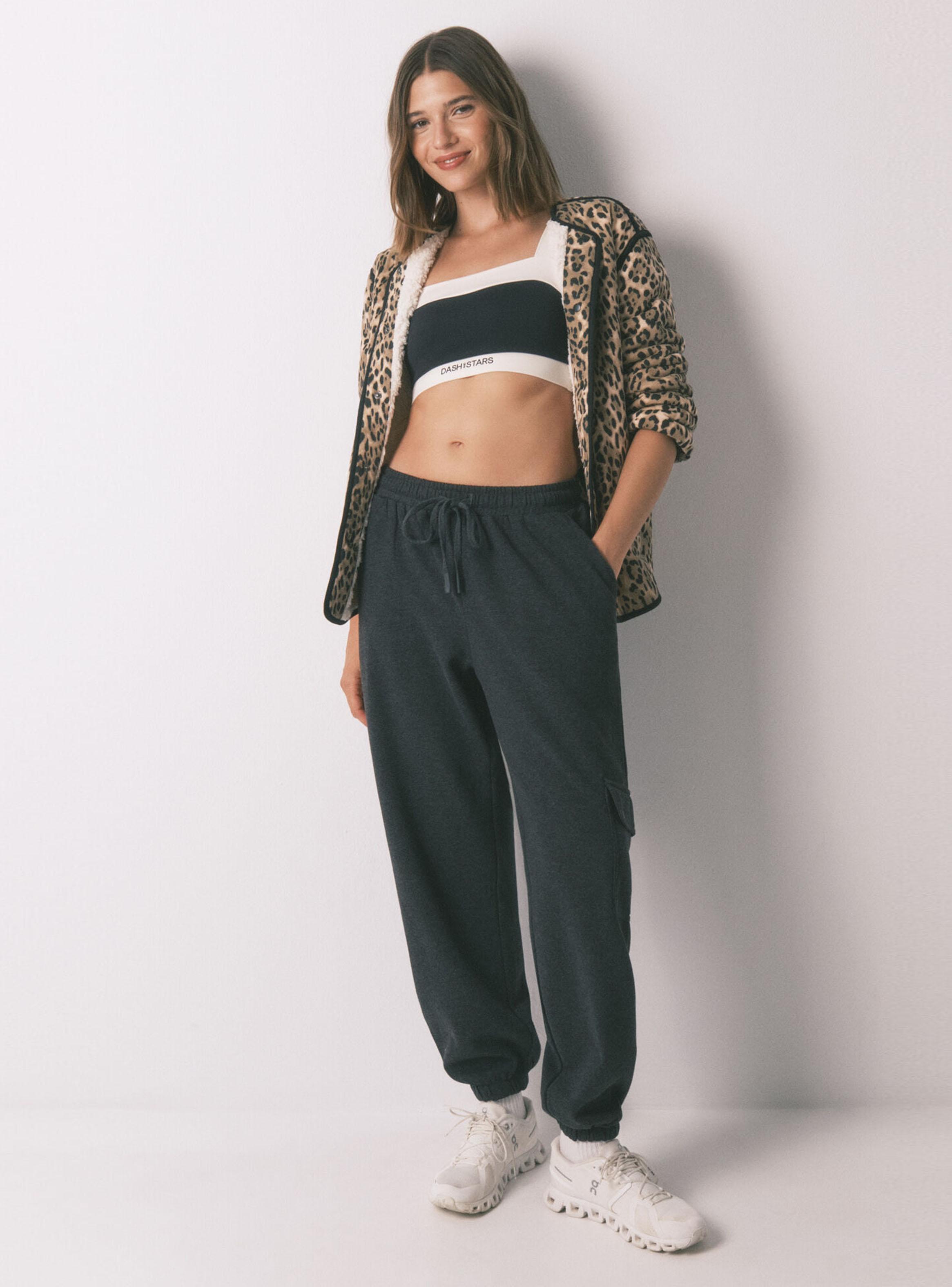 Pantalón Largo Carrot Felpa Fina-4