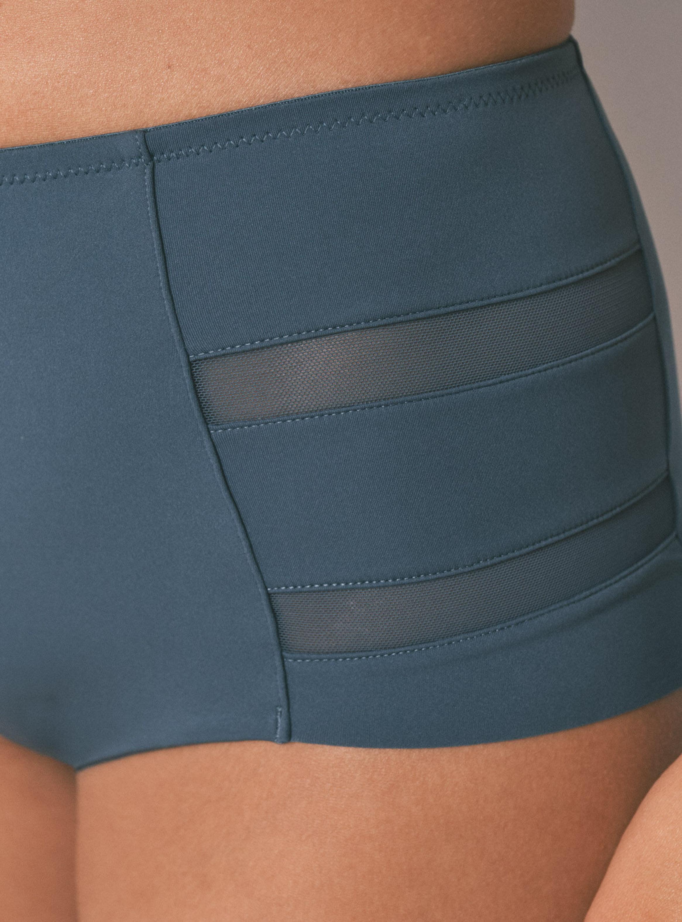 Calzón Alta Clásico Microfibra Verde-3