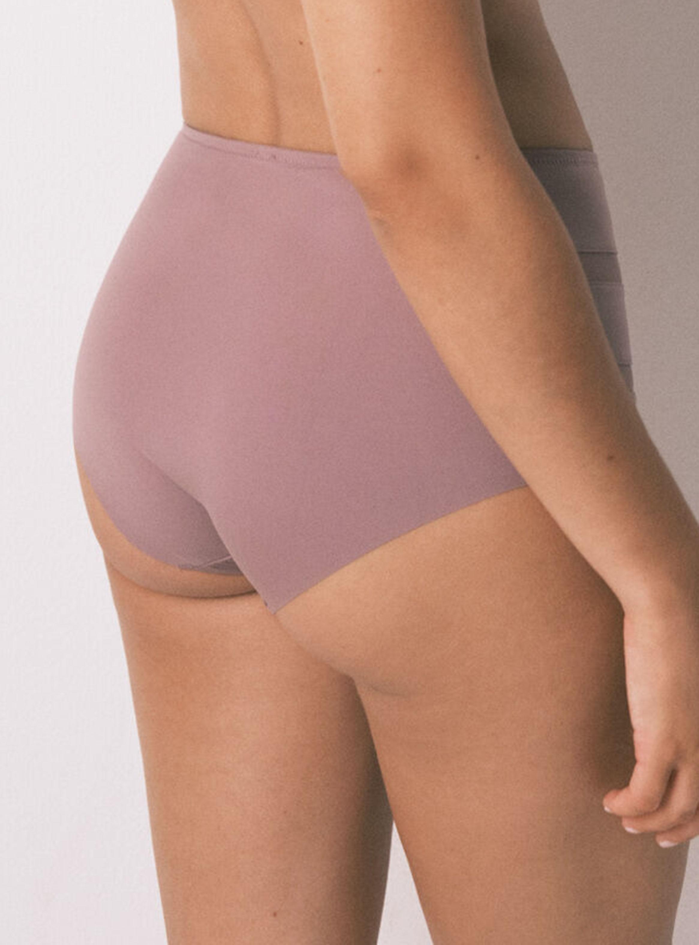 Calzón Alta Clásico Microfibra Clean Cut Rosa-2