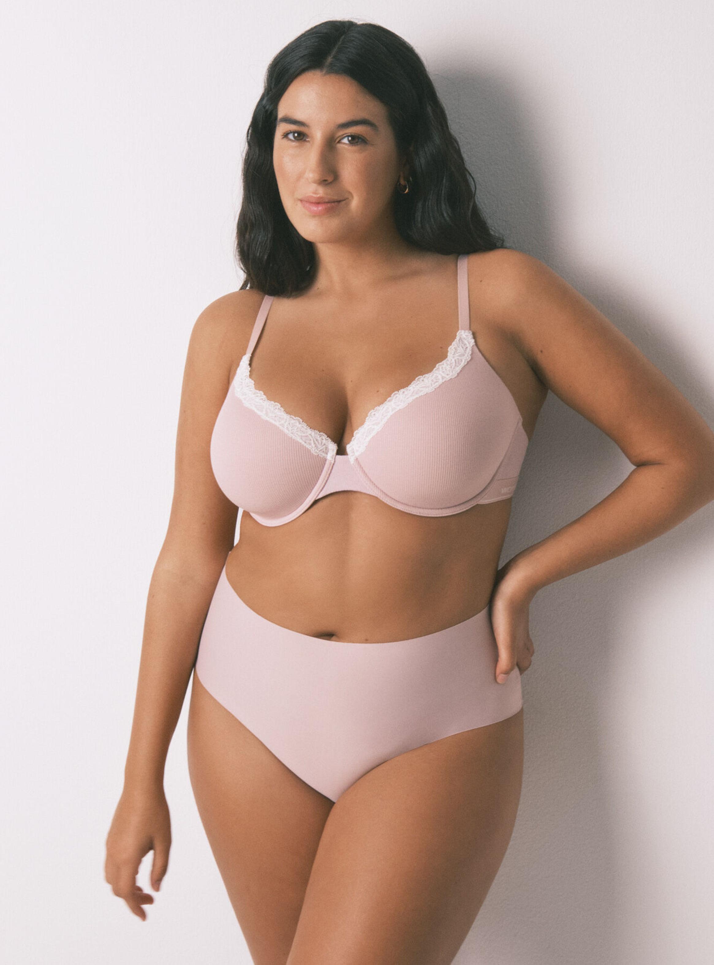 Calzón Alta Clásico Microfibra Rosa-5