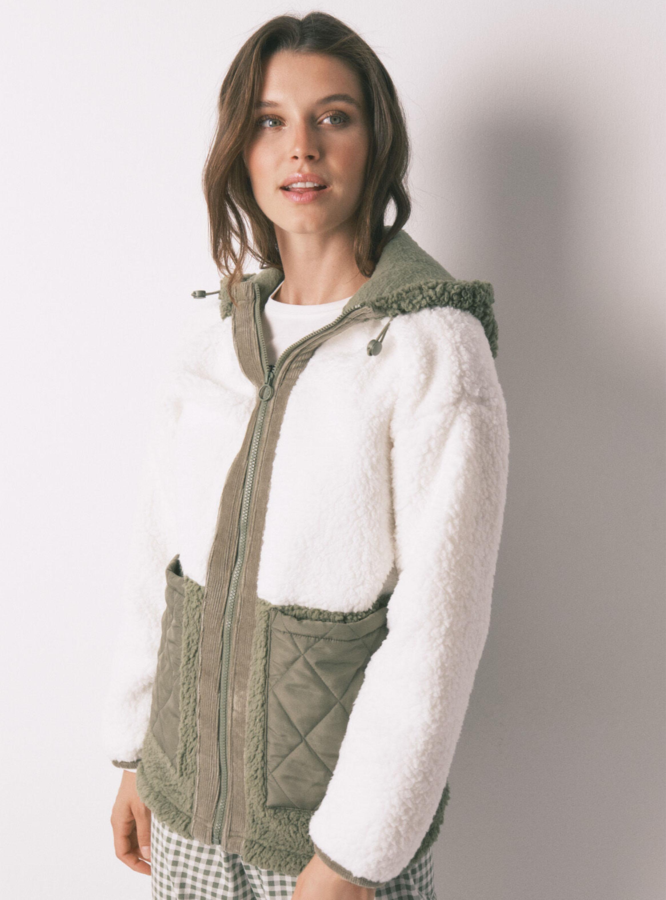 Bata Midi Borreguito Block Verde-2