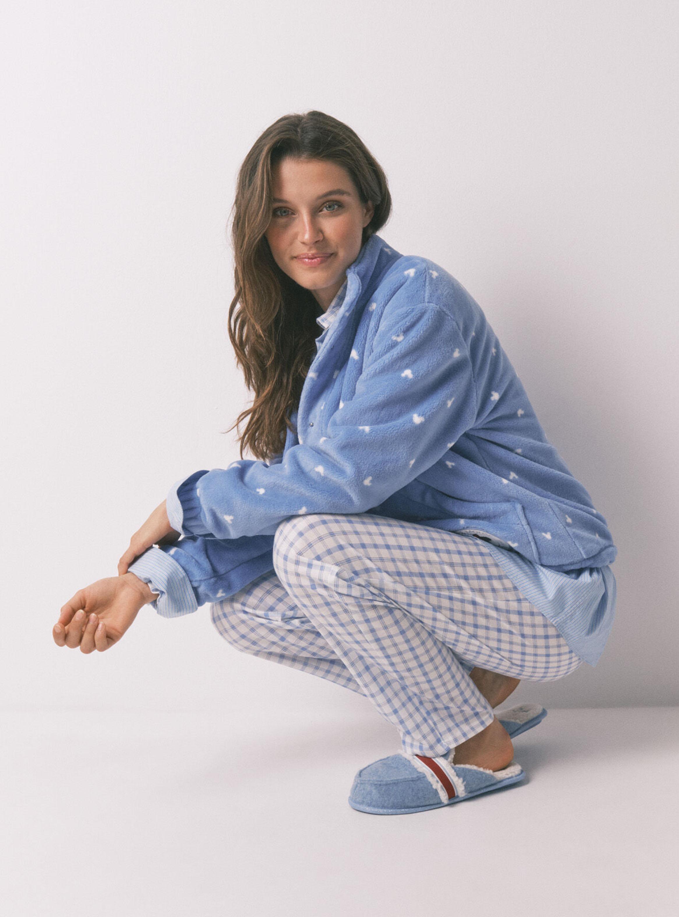 Bata Corta Polar Mickey Estampado-4