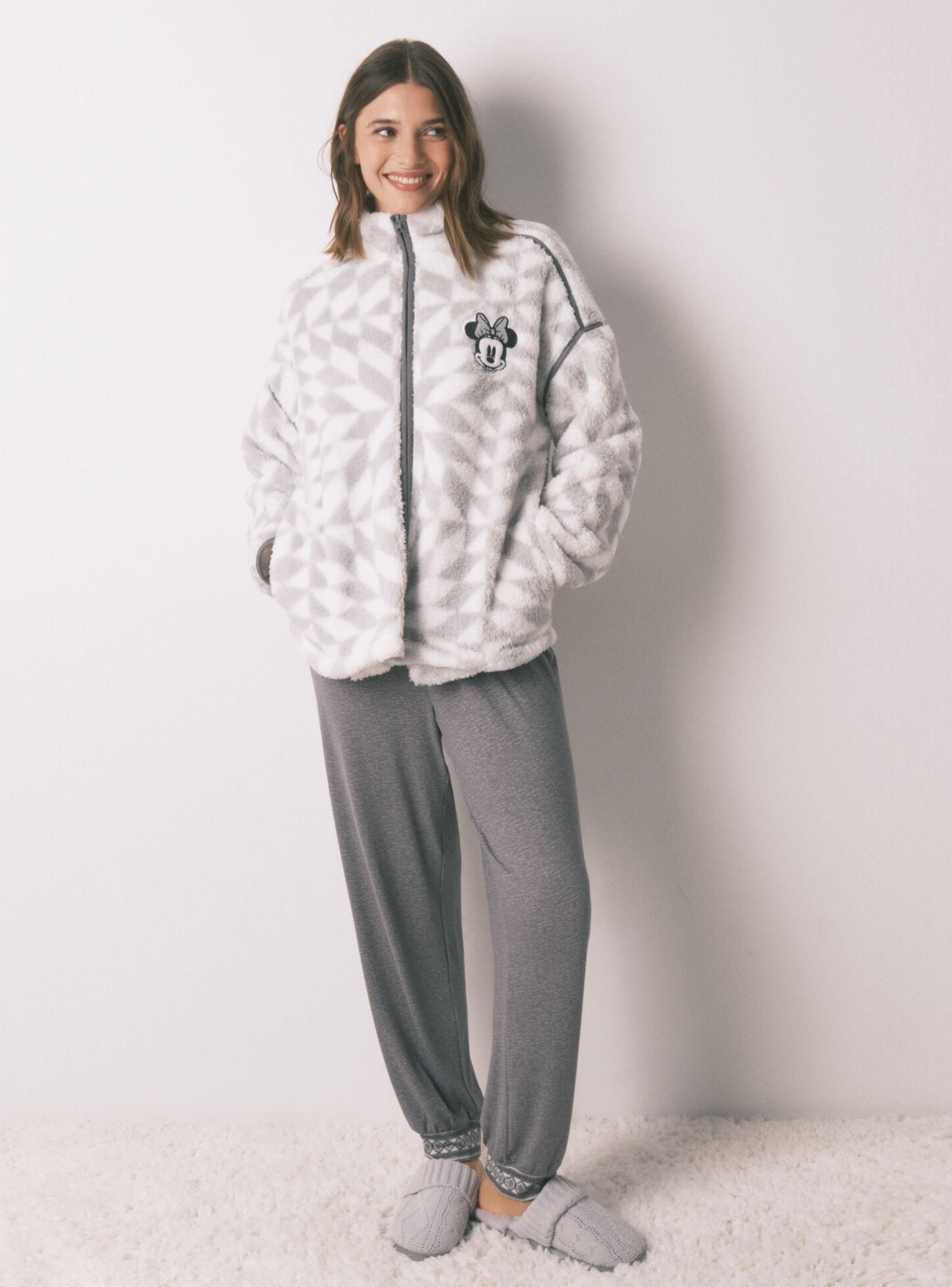 Bata Corta Pelo Estampado Minnie-4