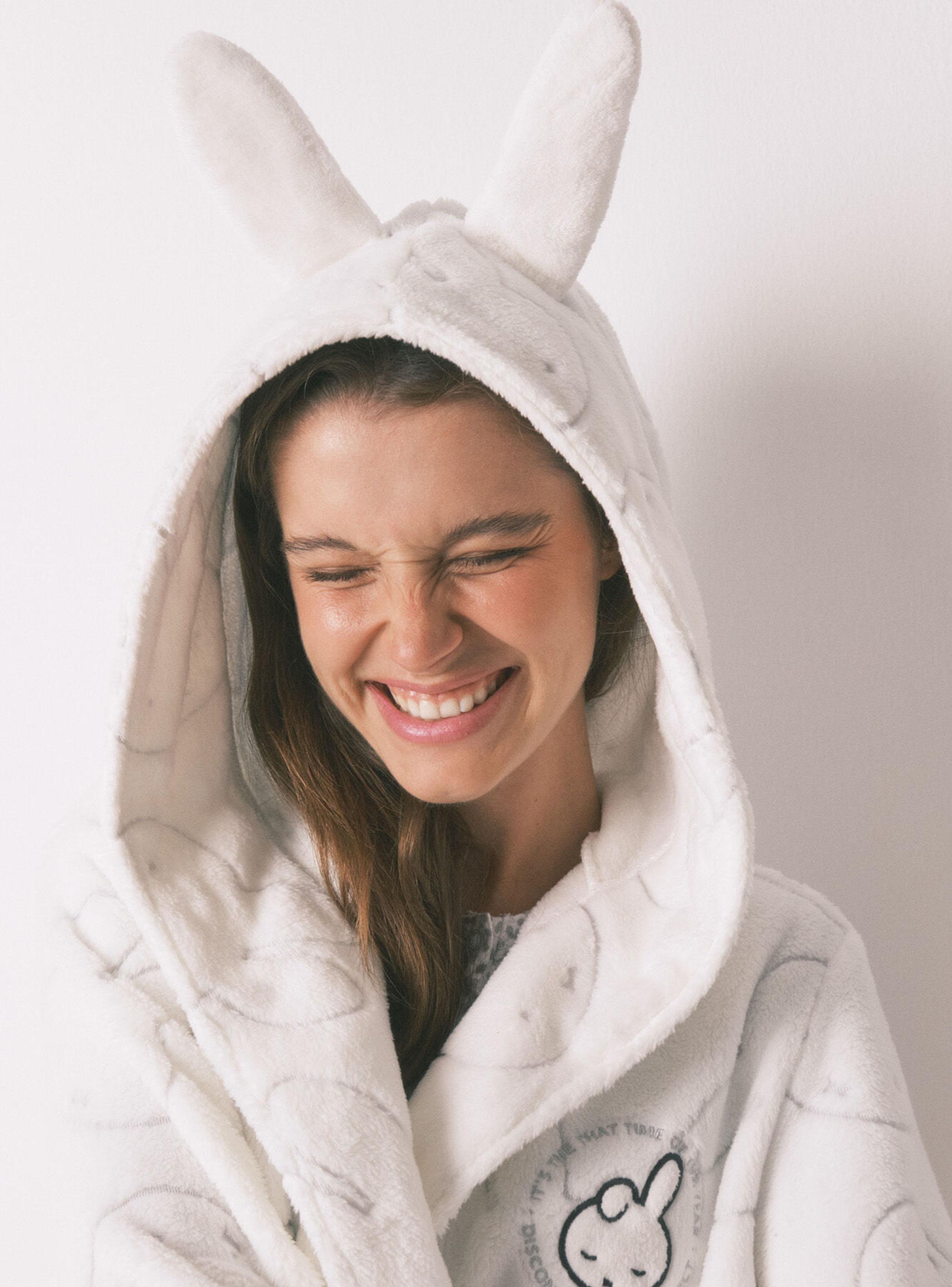 Bata Midi Polar Estampada Miffy-3