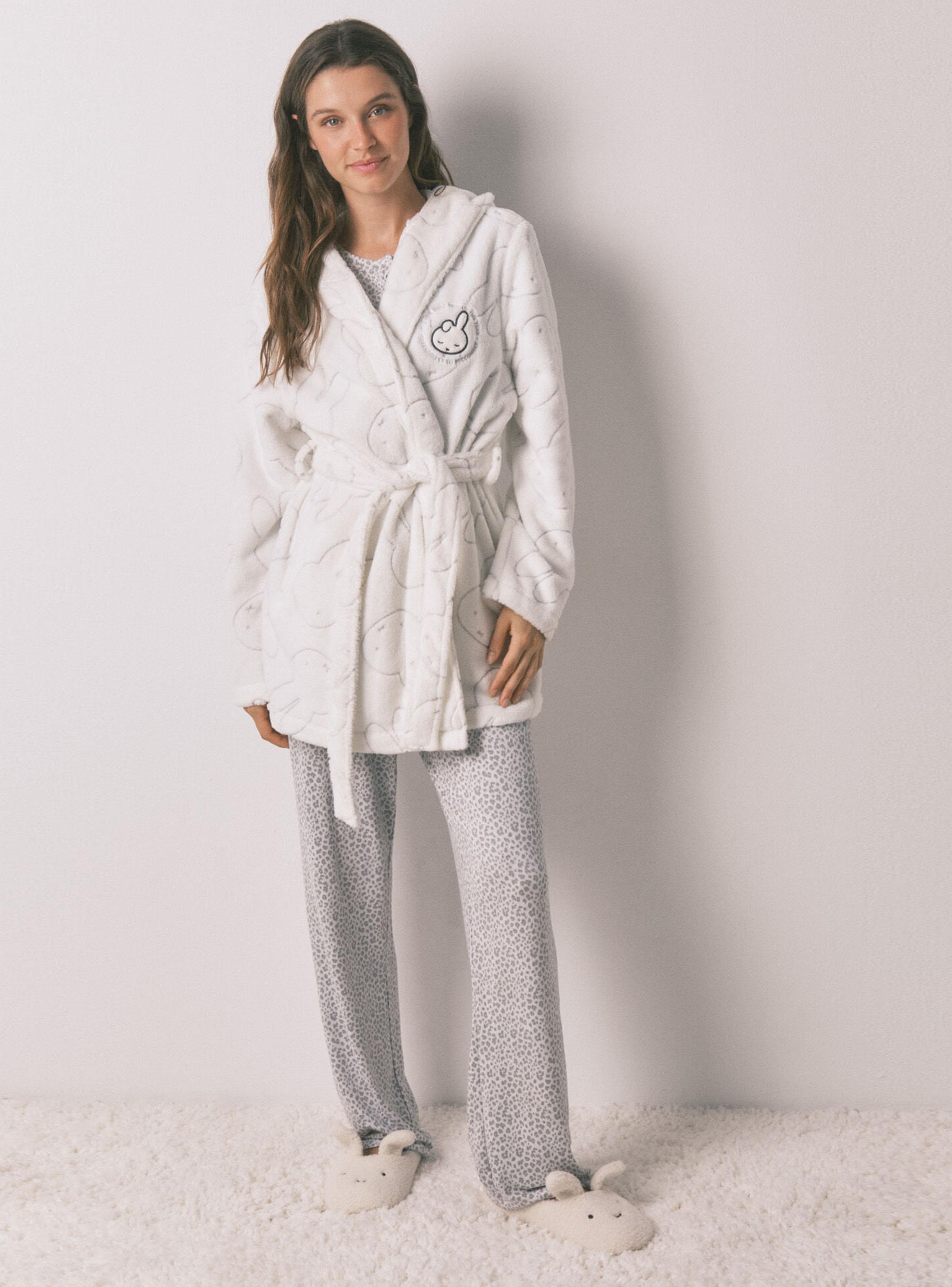 Bata Midi Polar Estampada Miffy-5