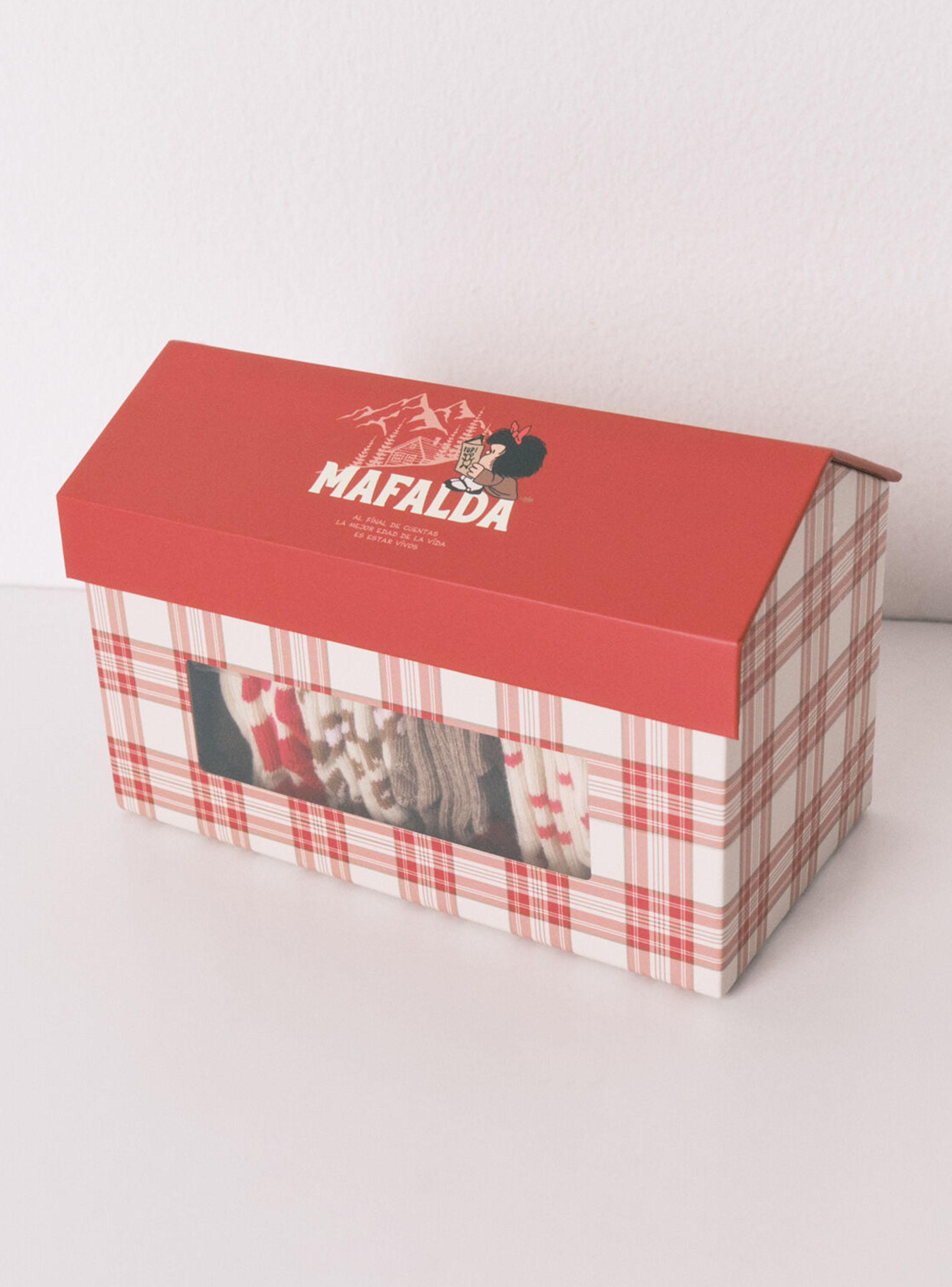 Pack 6 Calcetín Largo Mafalda Algodón-5