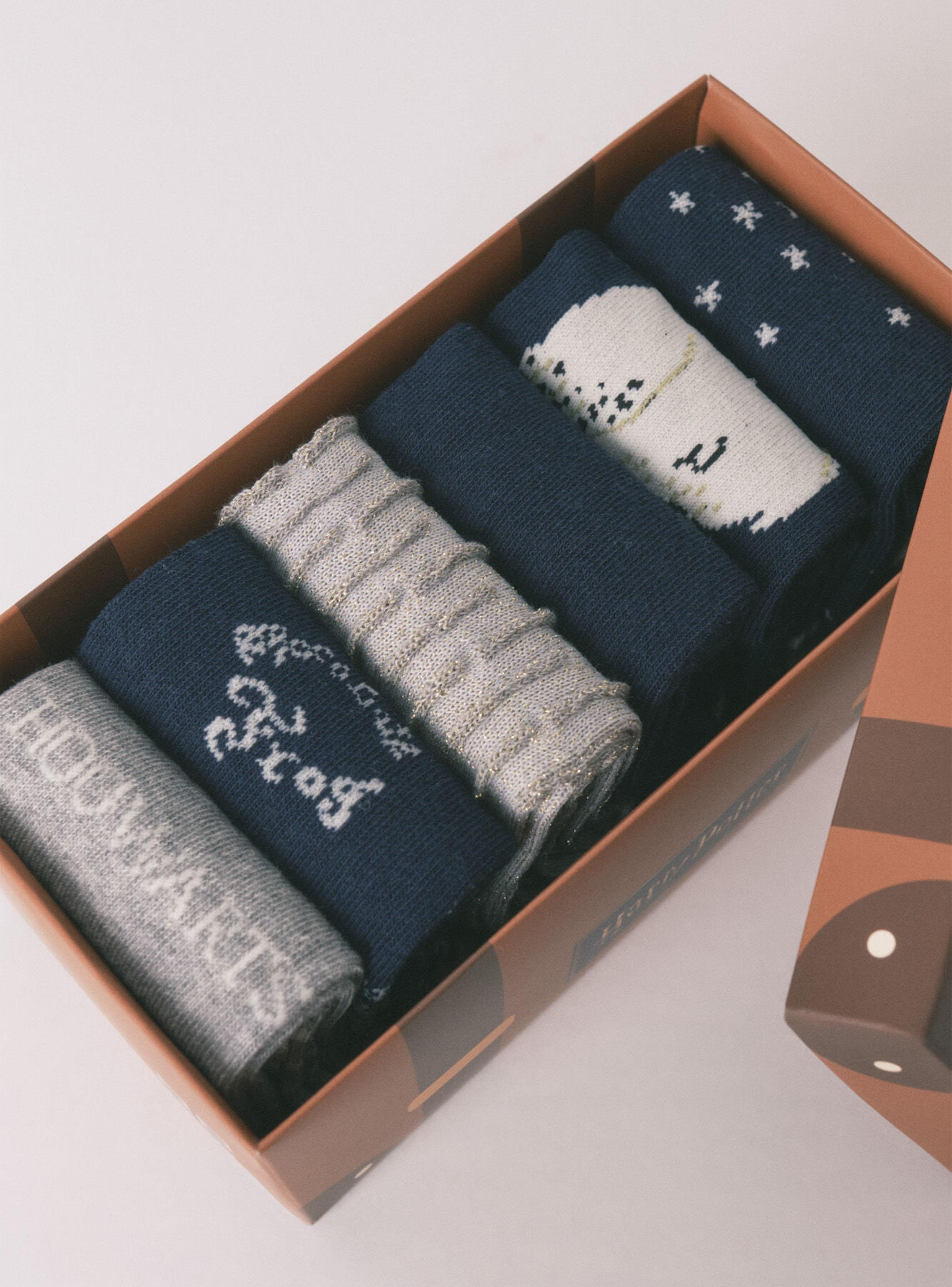 Pack 6 Calcetín Largo Algodón Harry Potter-3