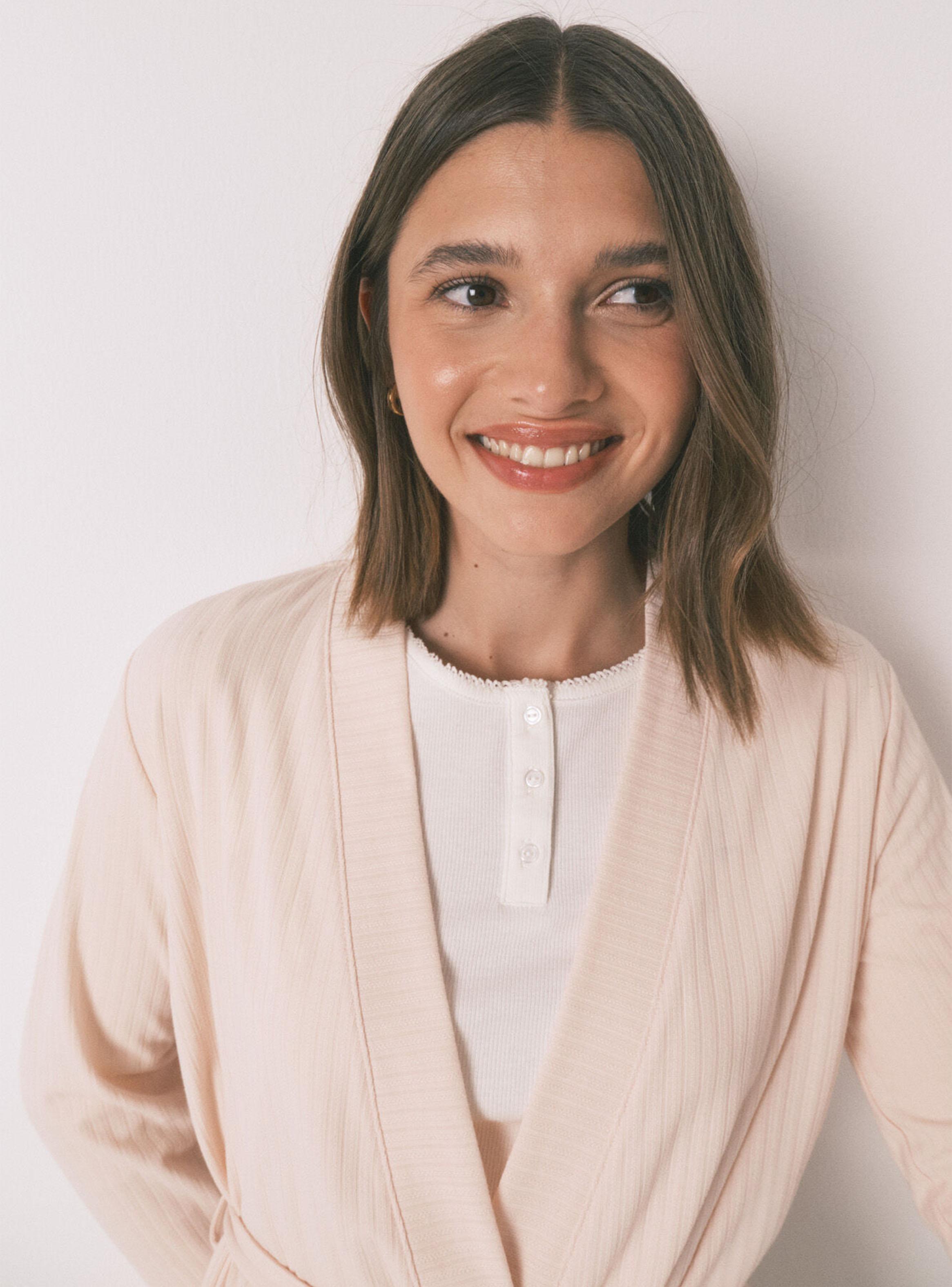 Bata Larga Canalé Rosa-3